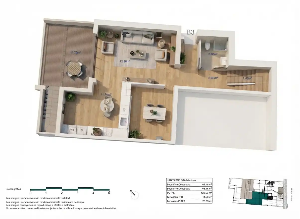 Duplex con ascensore in vendita a Centre