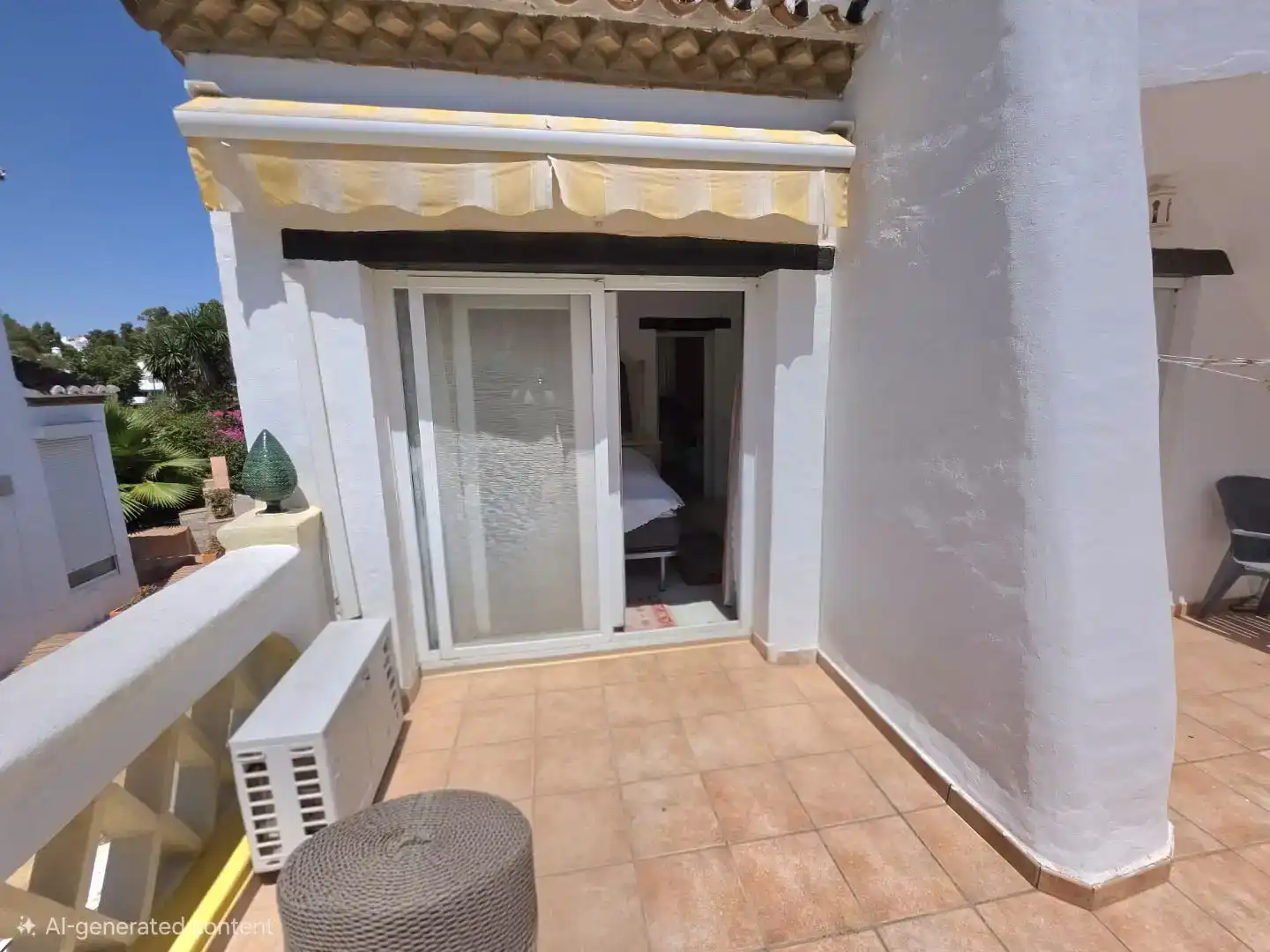 Terrassa de Casa adosada en venda en Mijas amb Aire condicionat, Piscina i Balcó