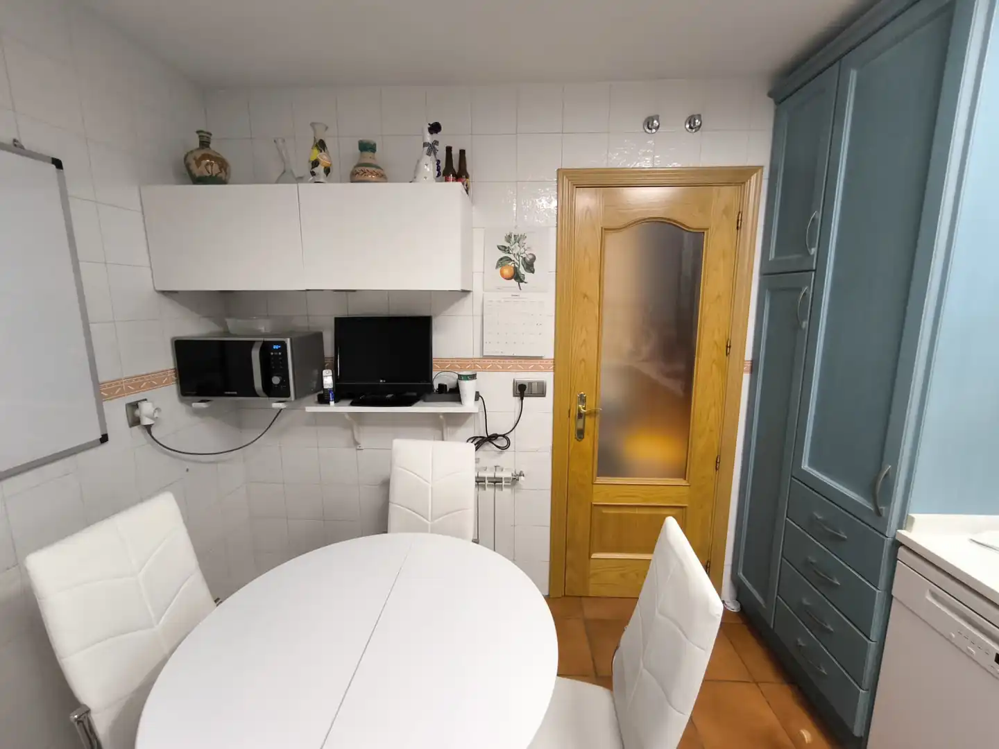 Cuina de Casa adosada en venda en Galapagar amb Calefacció, Jardí privat i Terrassa