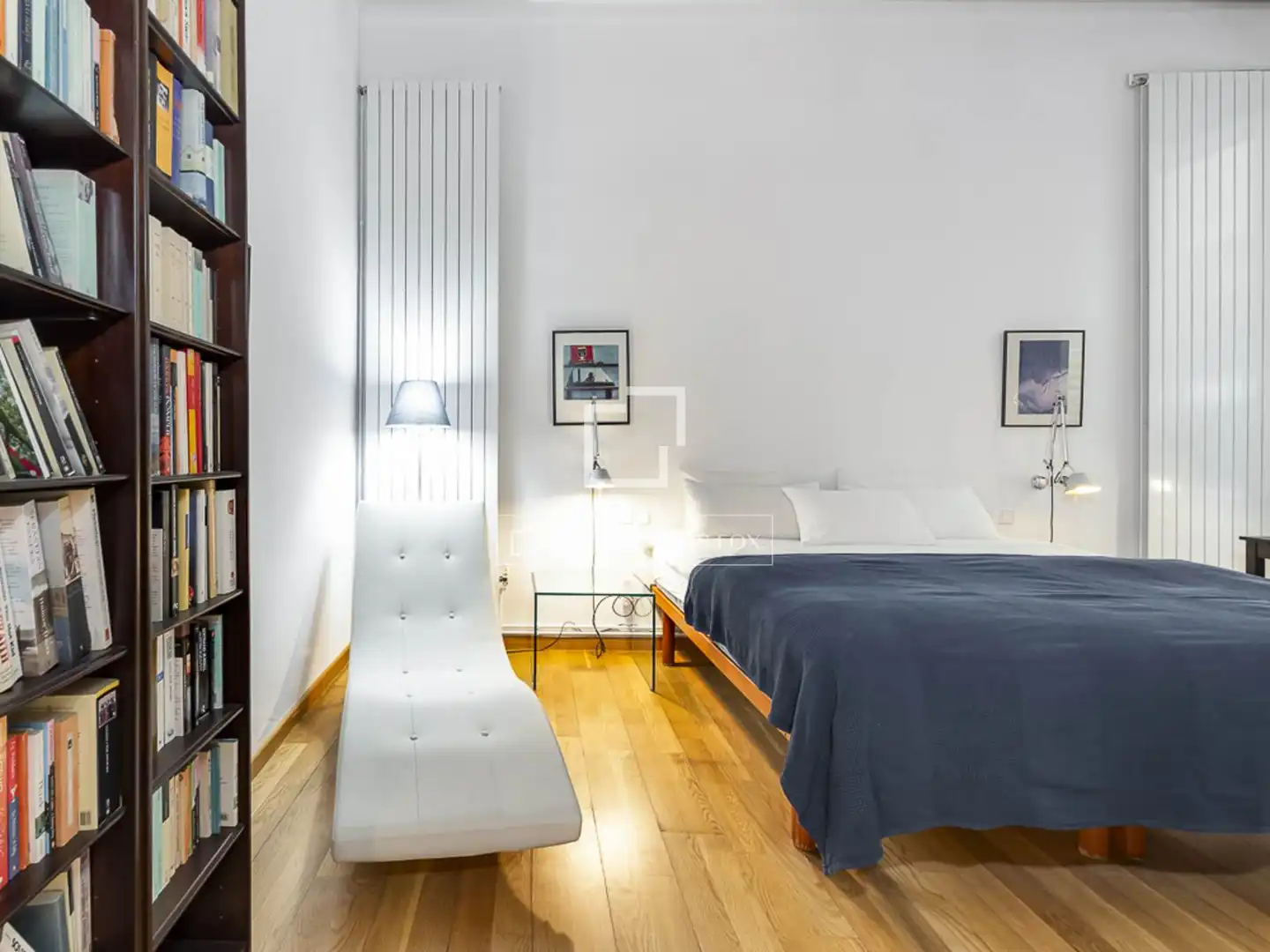 Schlafzimmer von Wohnung zum Verkauf in Barcelona mit Klimaanlage, Heizung und Parkett