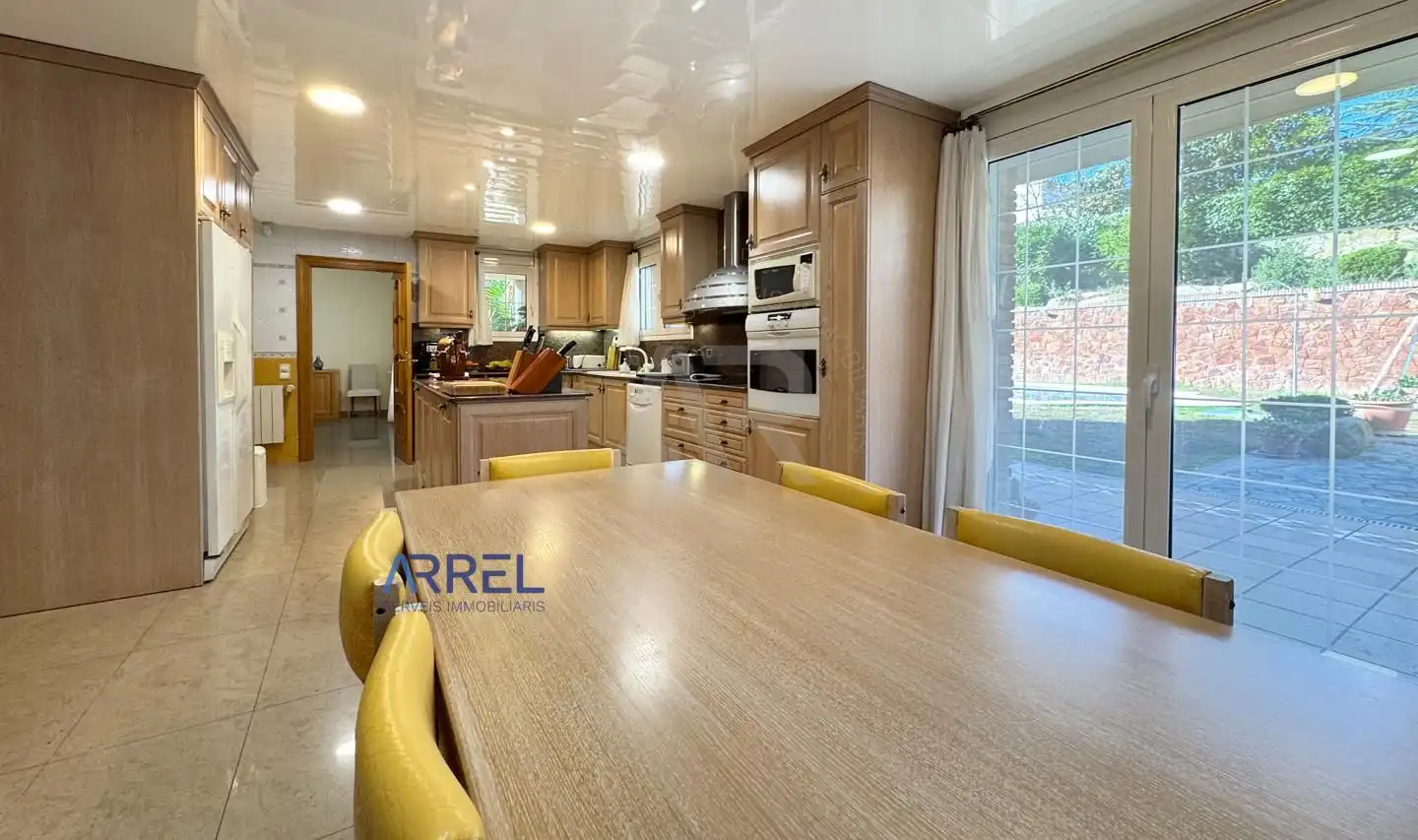 Cocina de Casa o chalet en venta en Vallromanes con Jardín privado, Terraza y Piscina