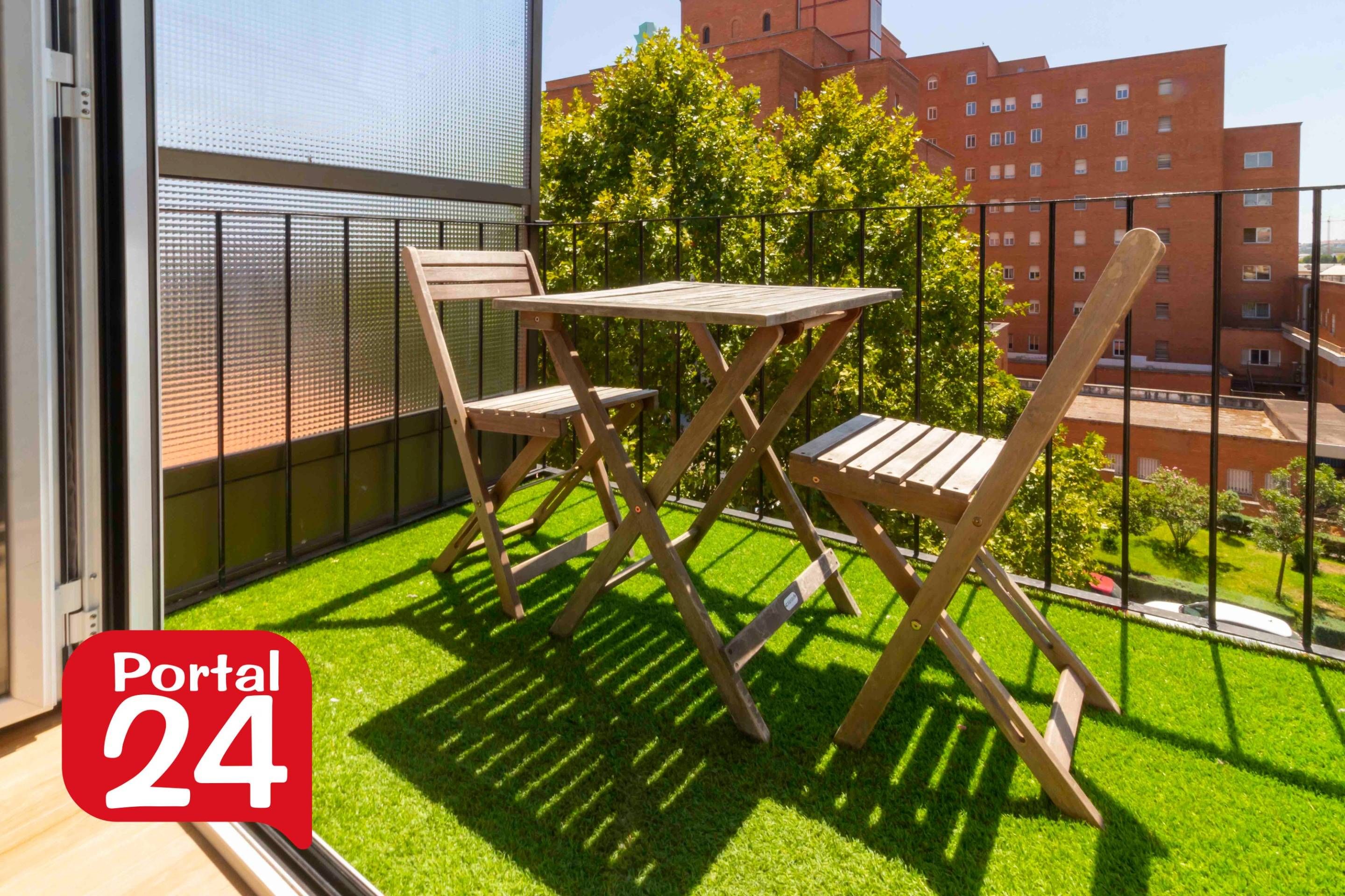 Balcony of Flat for sale in Badajoz Capital