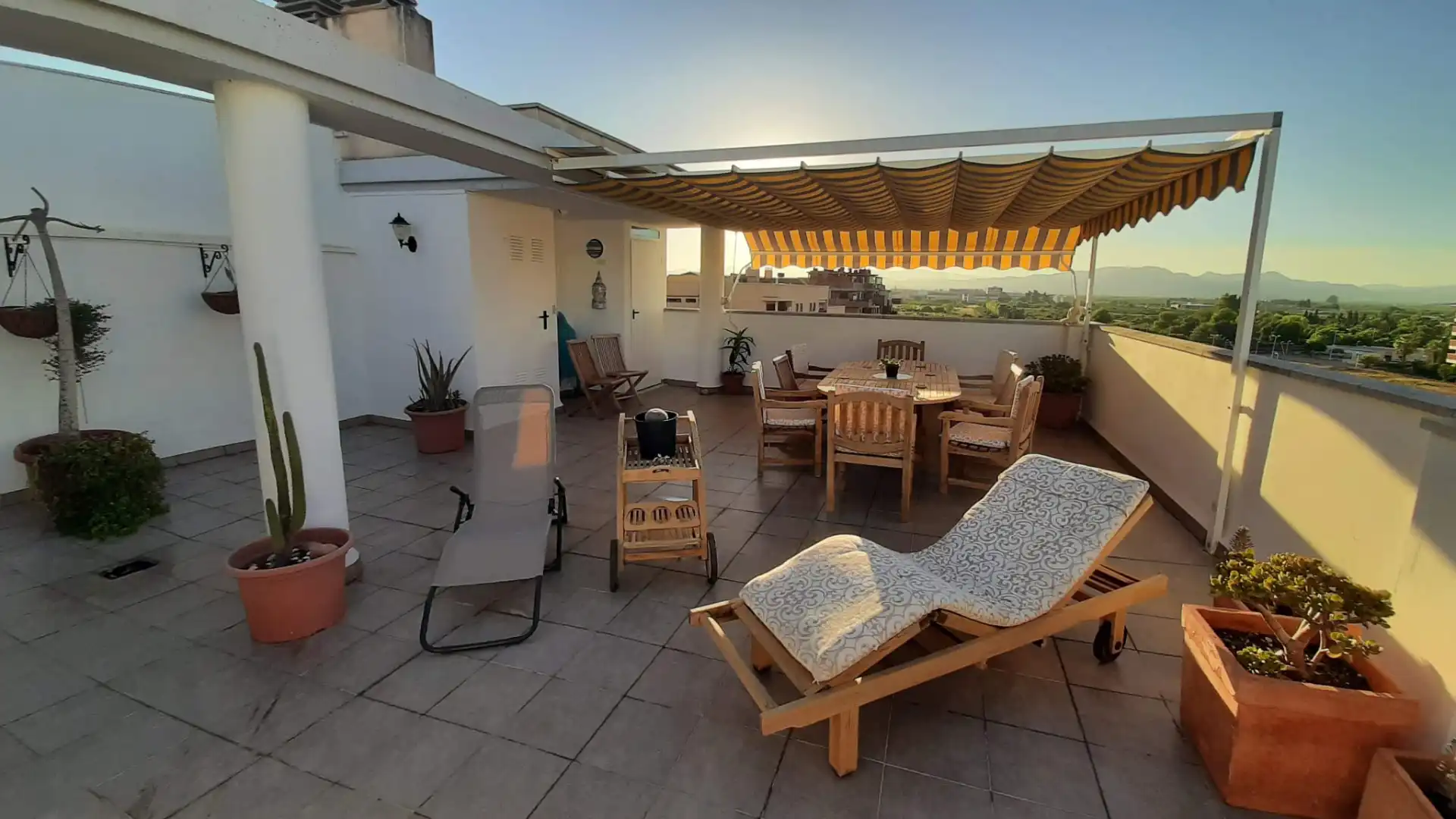 Terrasse von Wohnung zur Miete in Canet d'En Berenguer mit Klimaanlage, Abstellraum und Schwimmbad