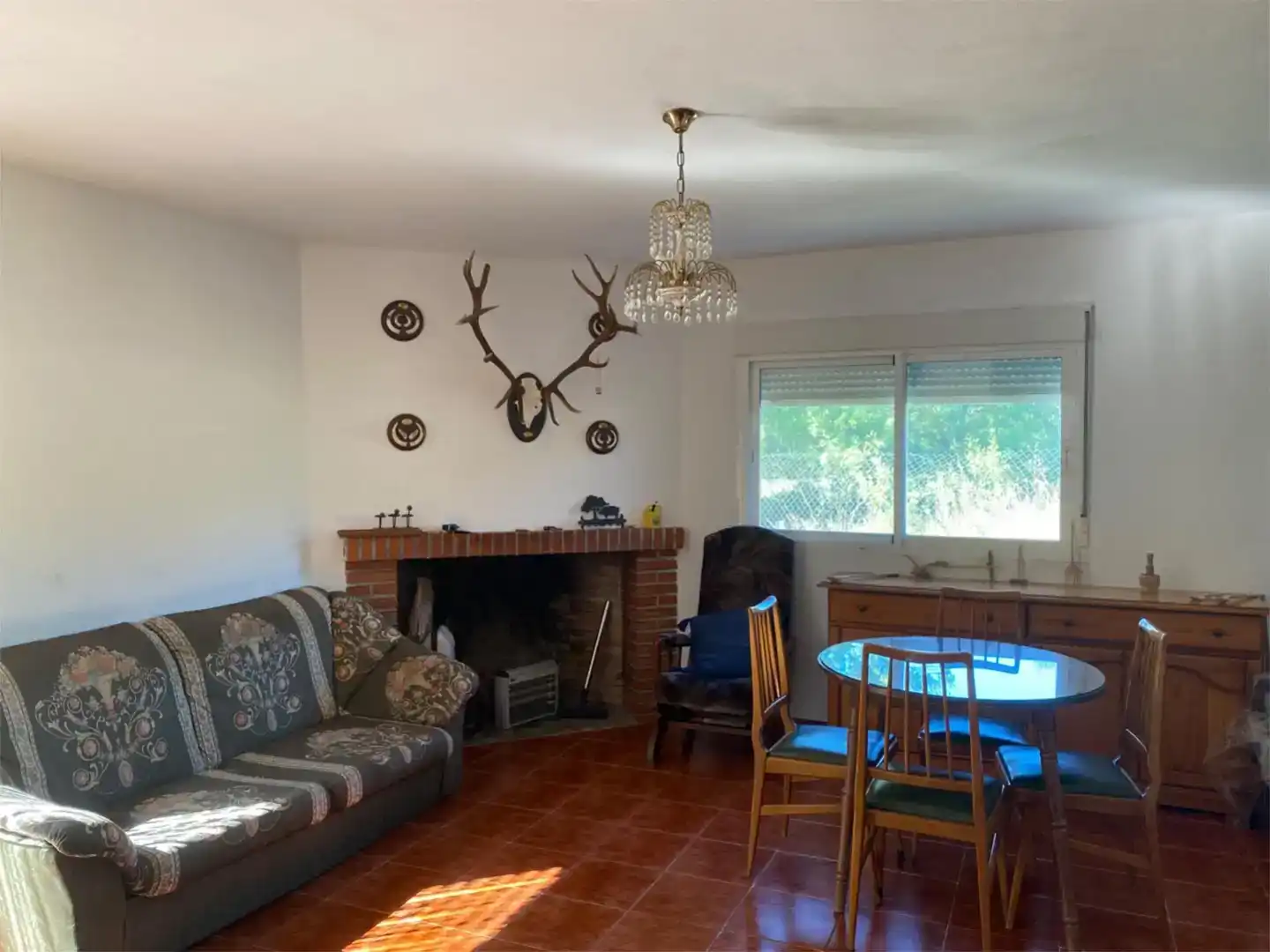 Sala d'estar de Finca rústica en venda en Colmenar de Montemayor, Salamanca