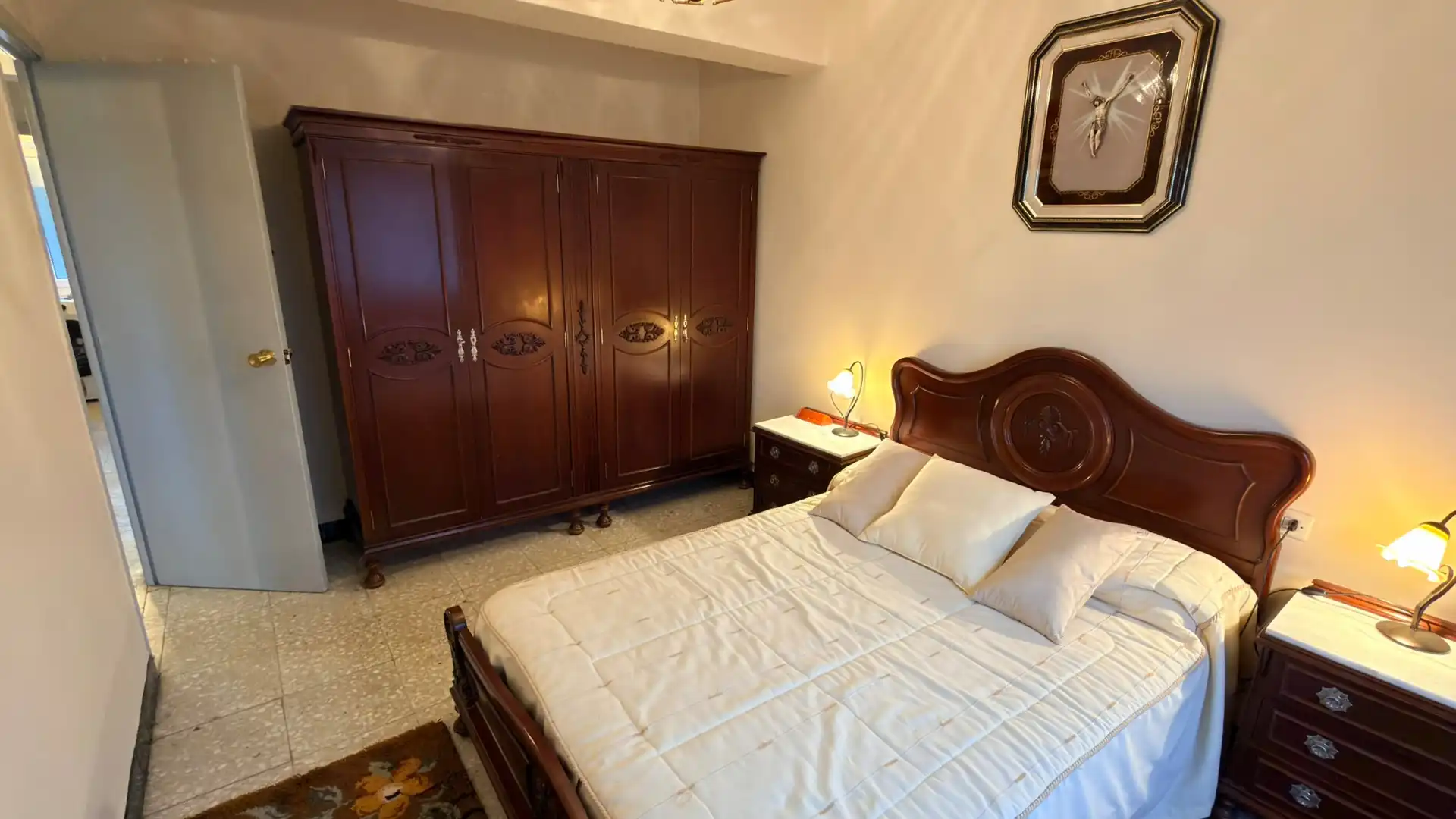 Bedroom of Apartments for rent in Sarria, Lugo