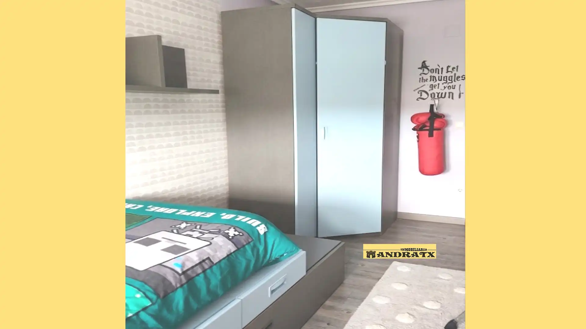 Schlafzimmer von Wohnung zum Verkauf in Narón mit Heizung und Möbliert