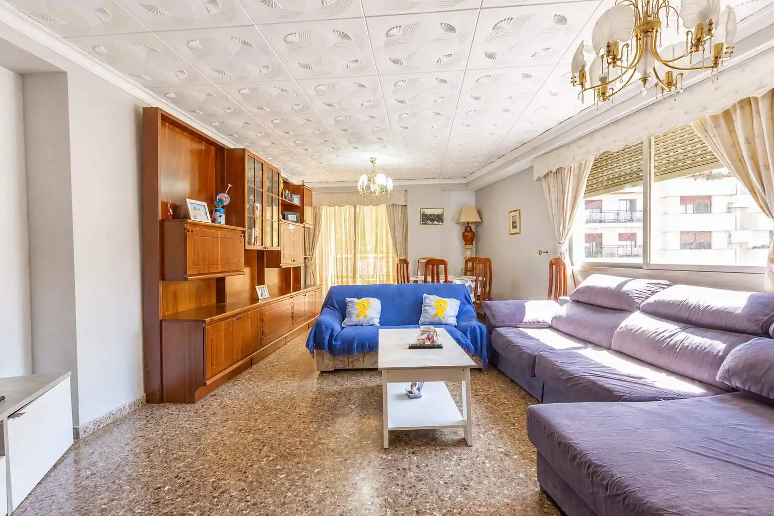 Wohnzimmer von Wohnung zum Verkauf in Gandia mit Balkon