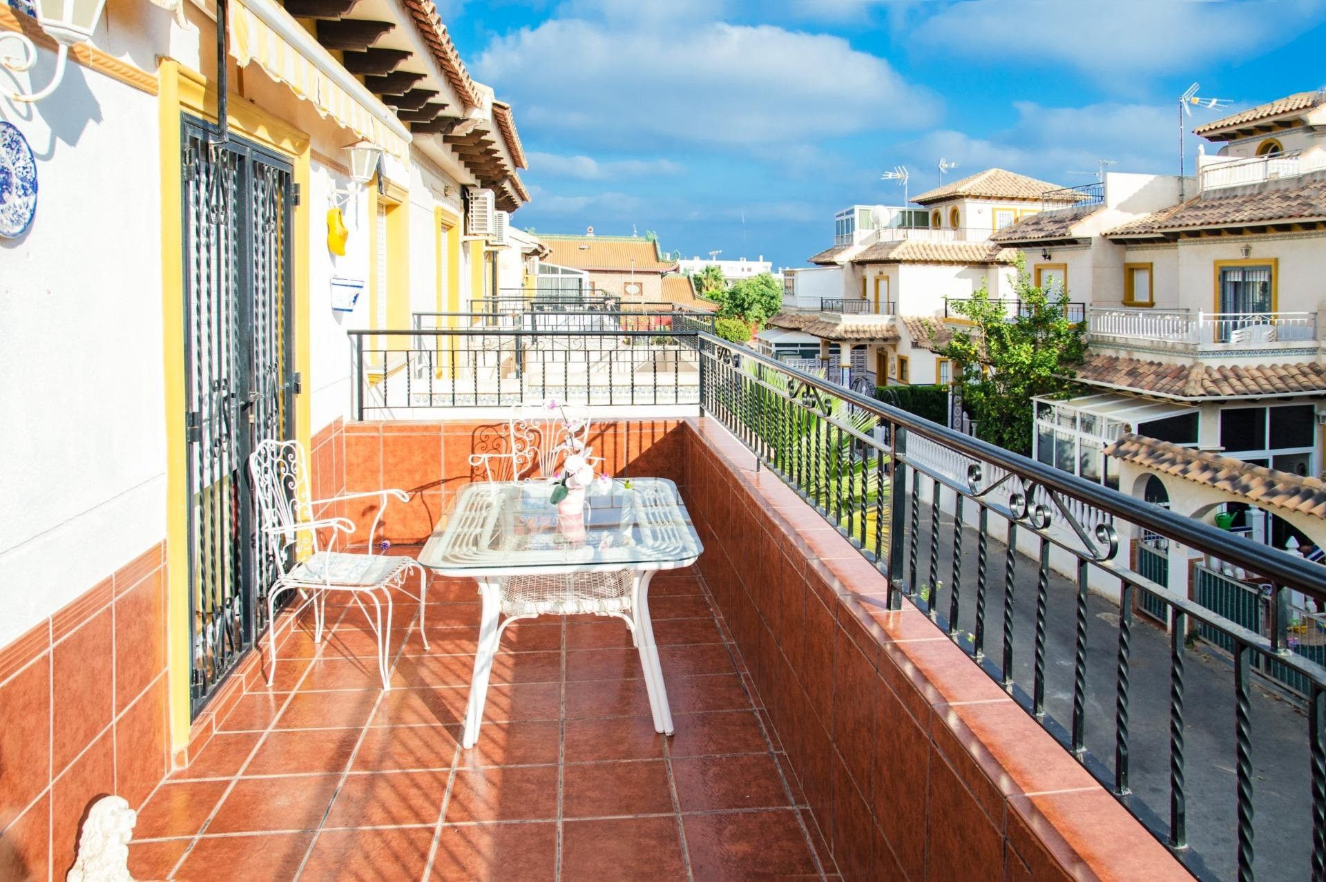 Terrace of House or chalet for sale in Orihuela  with Heating, Private garden and Swimming Pool