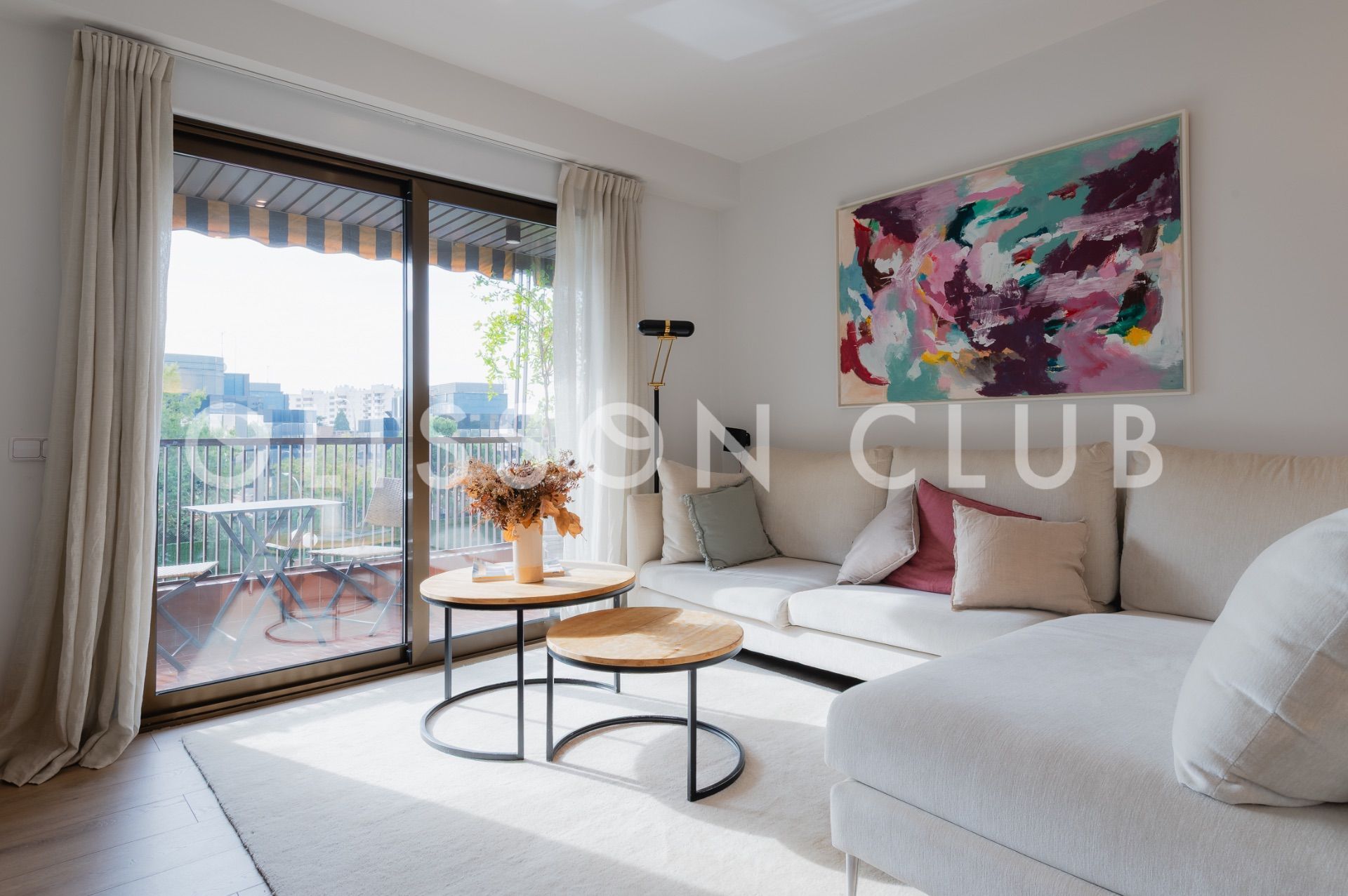 Living room of Flat for sale in  Madrid Capital  with Air Conditioner, Heating and Terrace