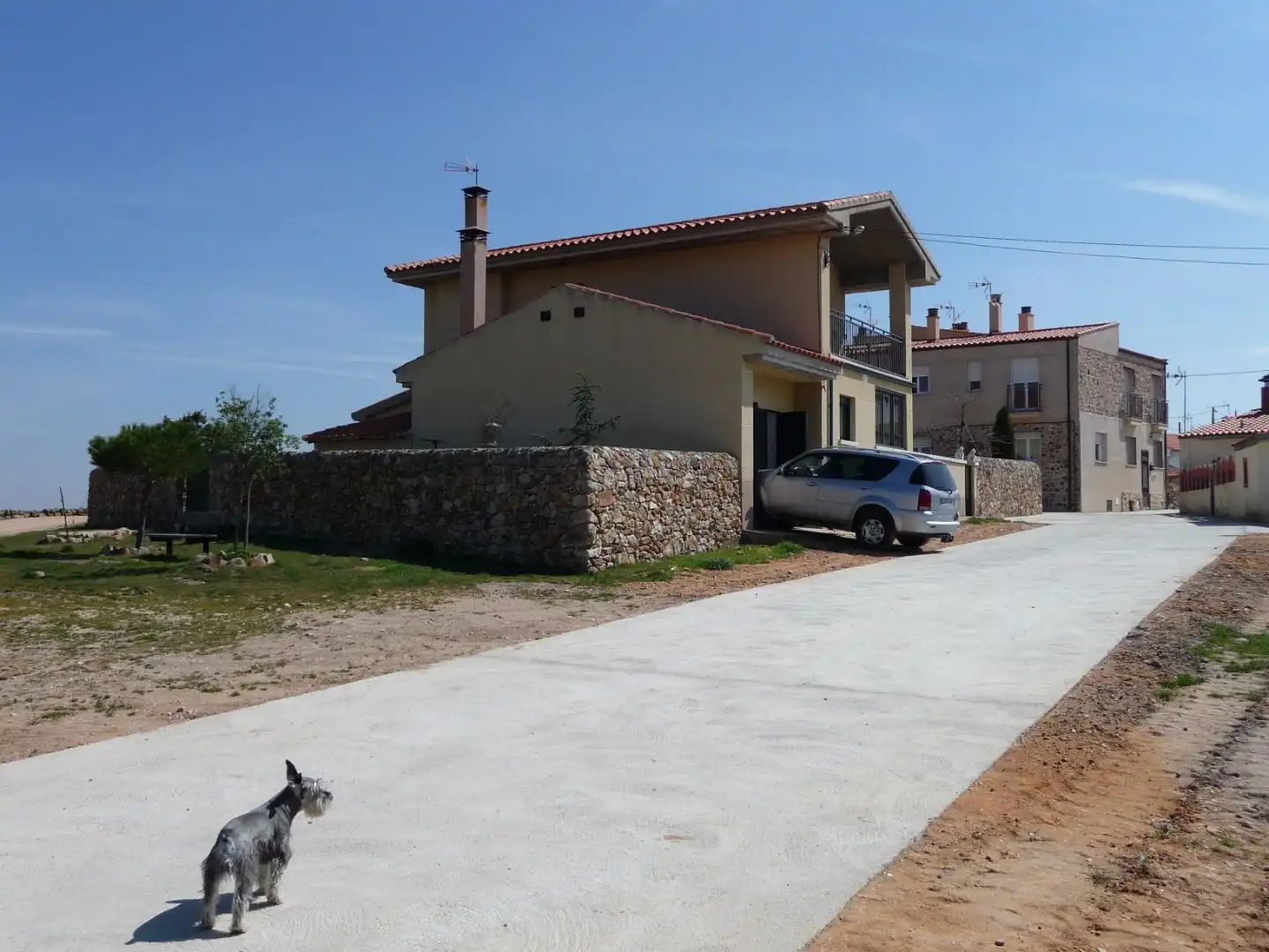 Exterior view of Flat for sale in Morille  with Heating, Private garden and Terrace
