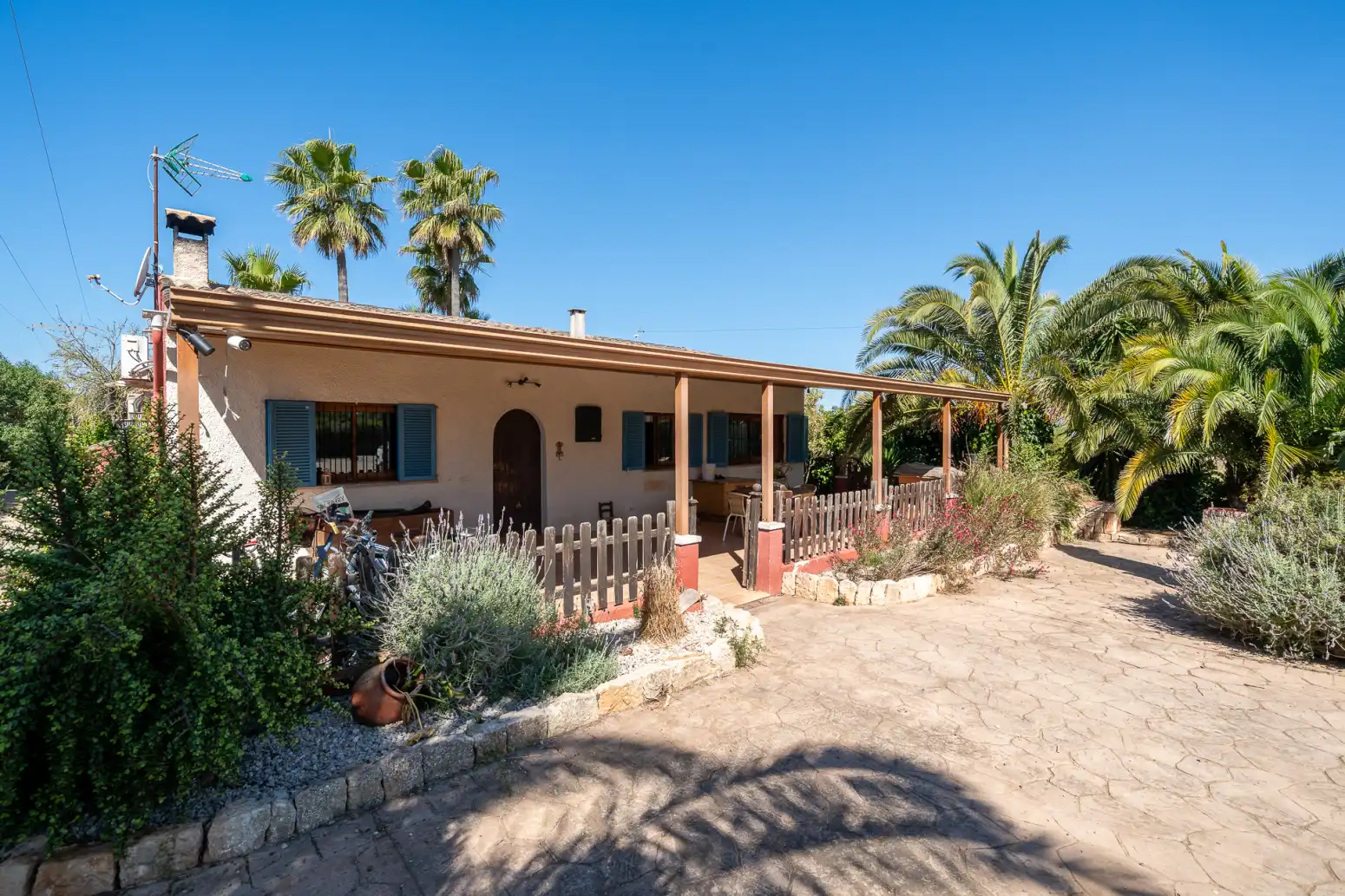 Exterior view of Houses for sale in Algaida  with Air Conditioner, Heating and Private garden