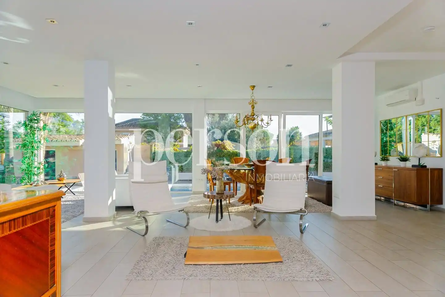 Living room of Houses for rent in Bétera  with Air Conditioner, Private garden and Terrace