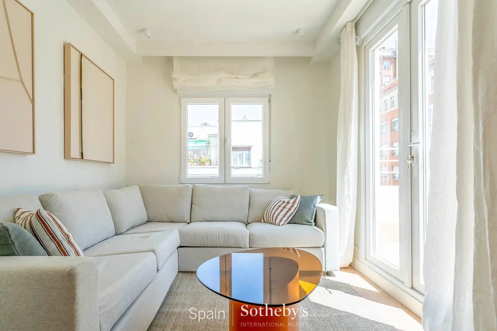 Sala de estar de Ático en venta en Madrid con Aire acondicionado, Calefacción y Terraza