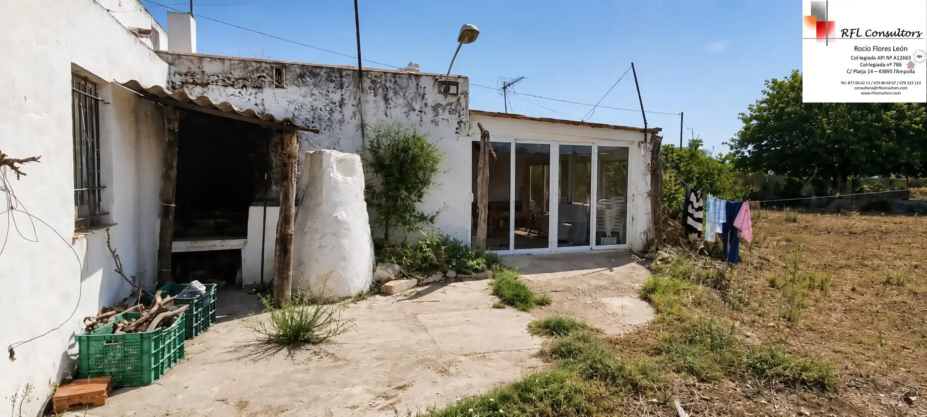 Vista exterior de Finca rústica en venda en Alcalà de Xivert amb Jardí privat, Terrassa i Traster