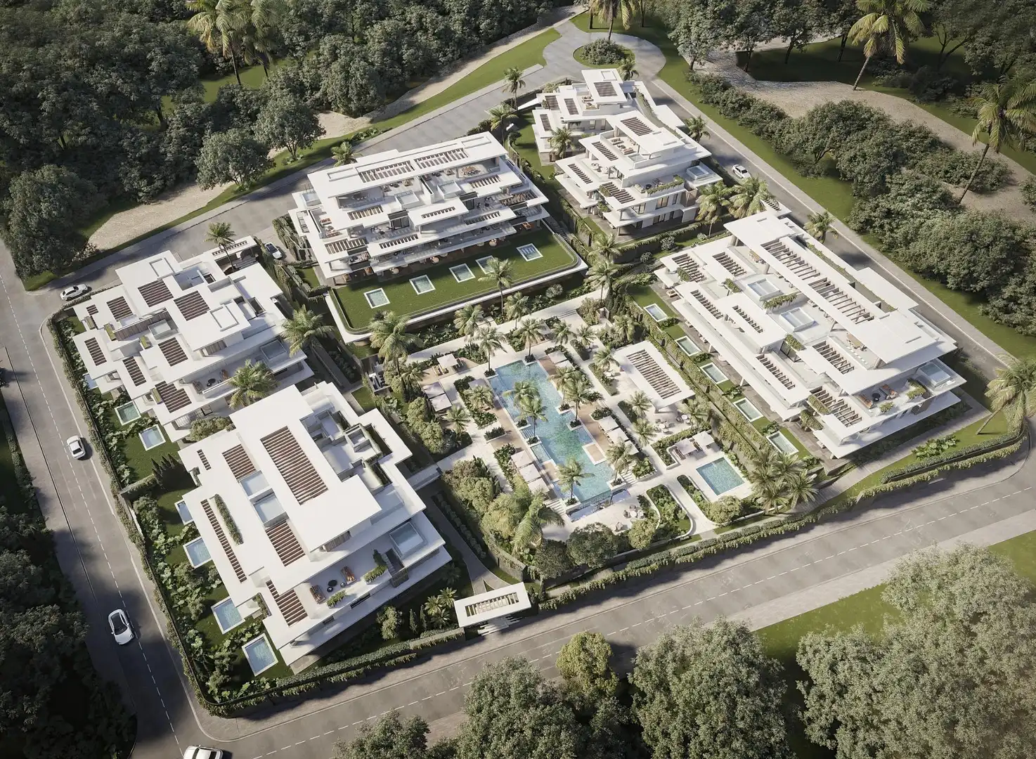 Vista exterior de Apartament en venda en Estepona amb Aire condicionat, Calefacció i Terrassa