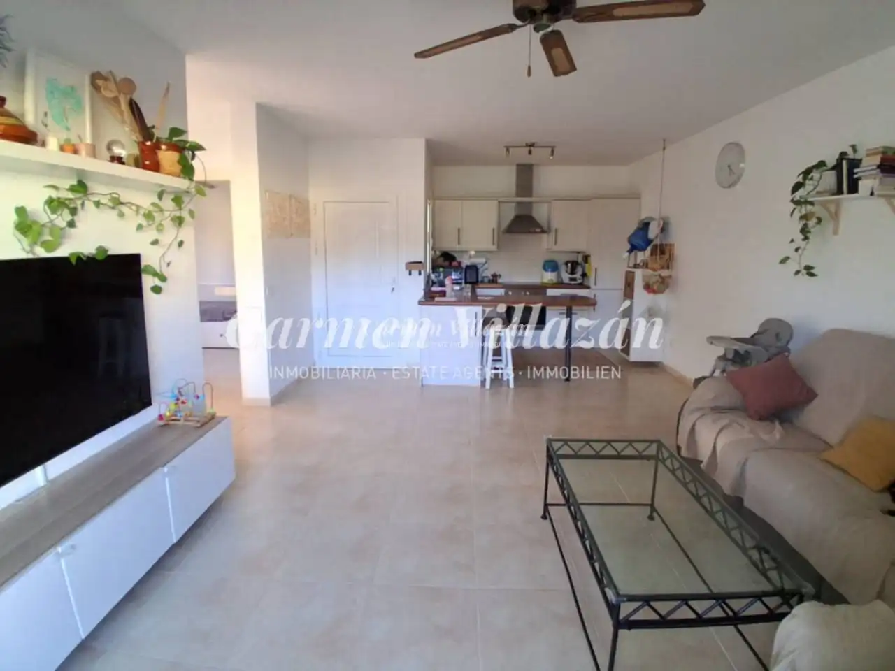 Sala de estar de Apartamento en venta en Pájara con Jardín privado, Terraza y Piscina comunitaria