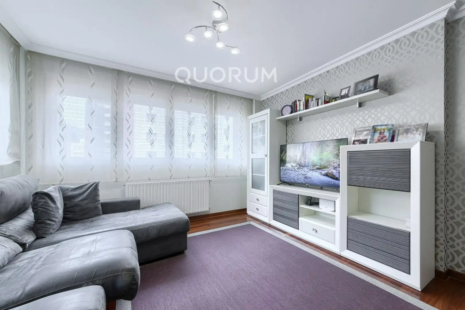 Sala de estar de Piso en venta en Barakaldo  con Calefacción, Jardín privado y Trastero