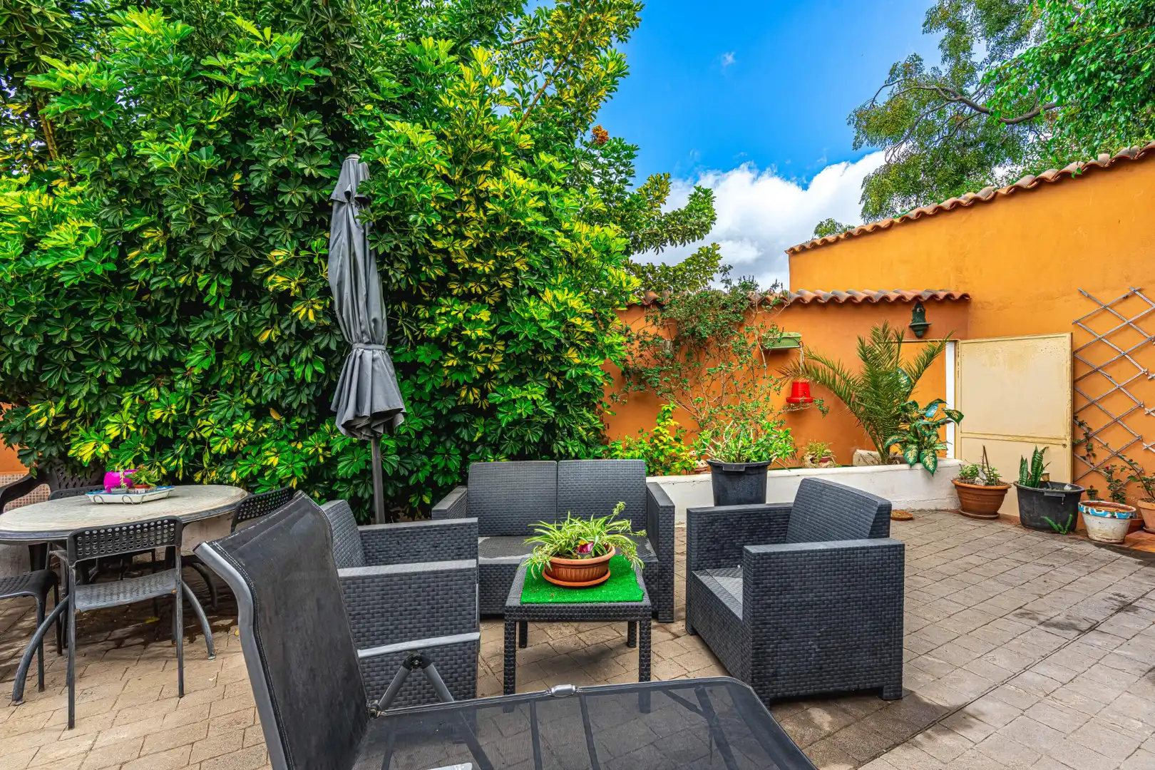Terraza de Casa adosada en venta en San Cristóbal de la Laguna con Jardín privado, Terraza y Trastero