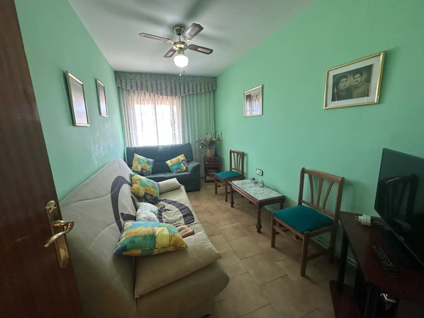 Sala de estar de Piso en venta en Sentmenat con Calefacción, Amueblado y Balcón