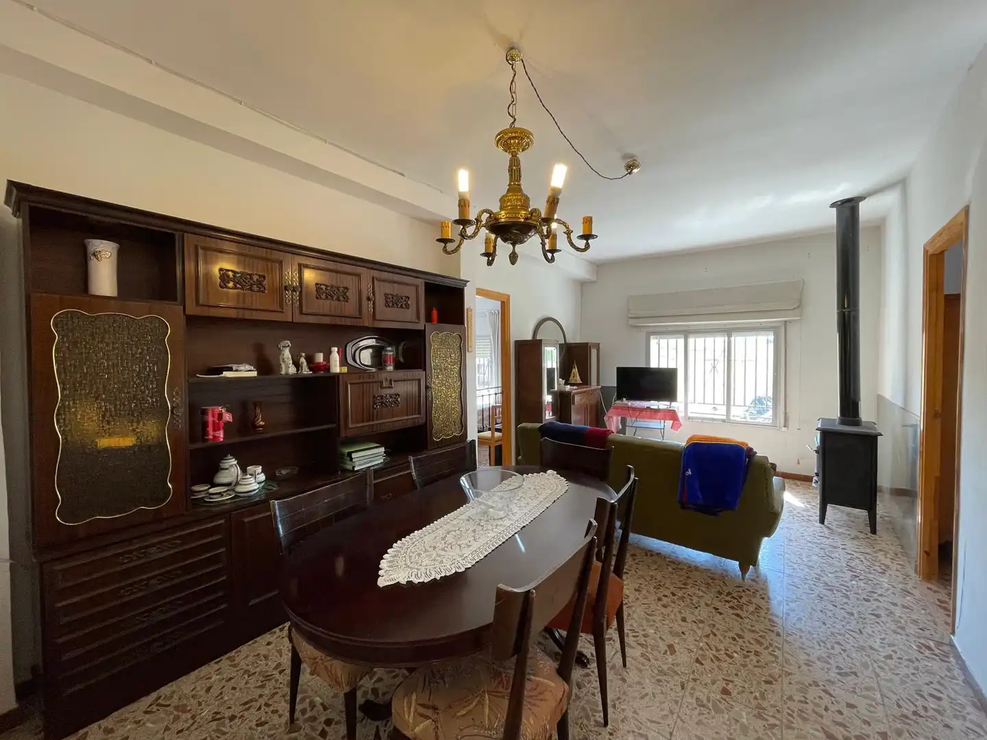 Dining room of Country homes for sale in Cobos de Fuentidueña  with Heating, Storage room and Furnished