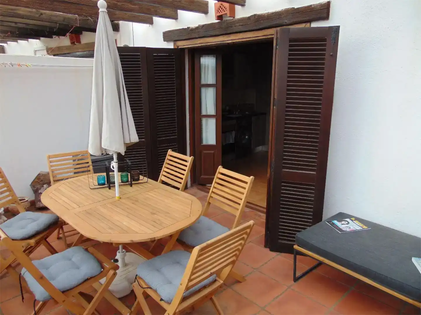 Terraza de Piso en venta en Carataunas con Piscina y Amueblado