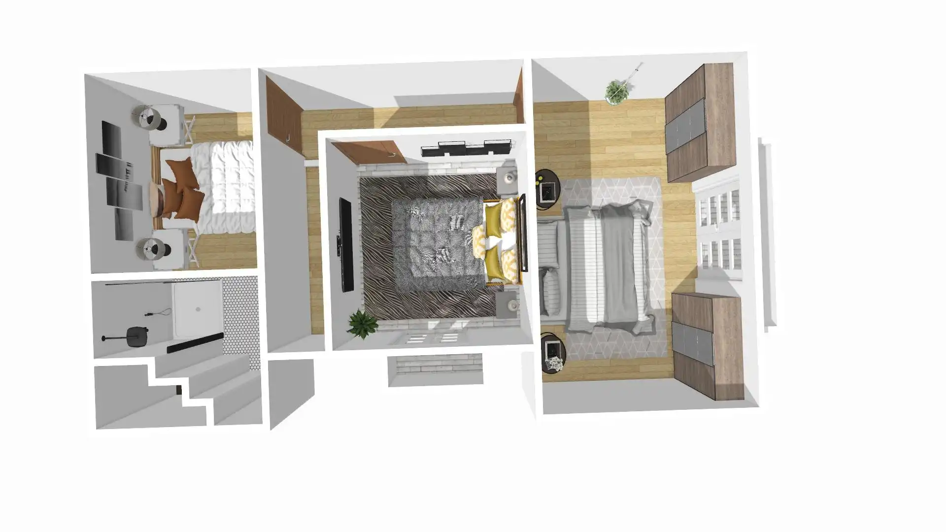 Bedroom of Houses for sale in Jaca  with Parquet flooring and Balcony