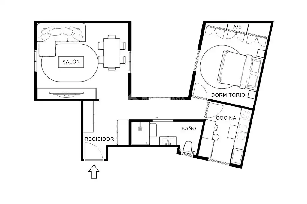 Flat for sale in Madrid  with Heating