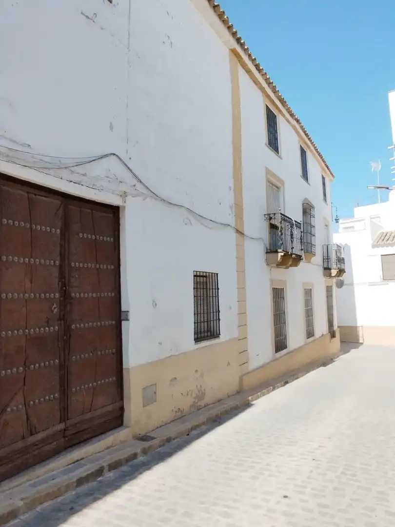 Vista exterior de Casa o xalet en venda en Porcuna amb Calefacció, Jardí privat i Terrassa