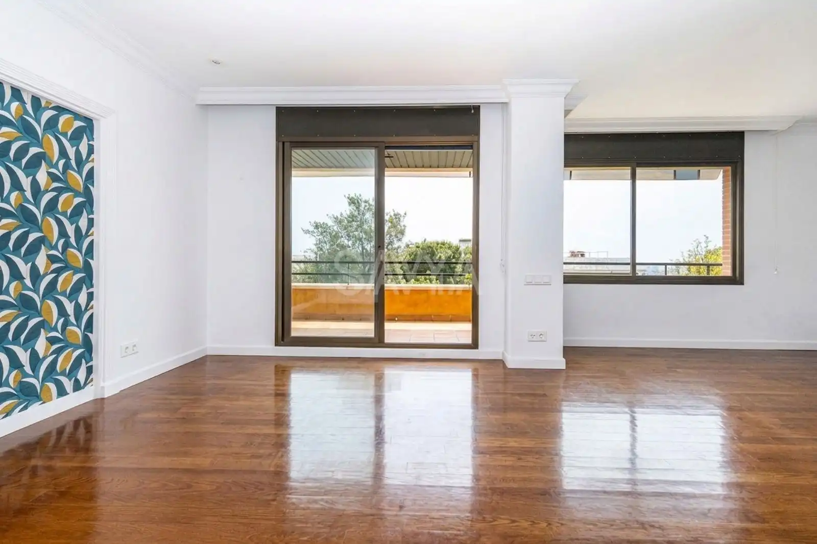 Schlafzimmer von Dachboden zur Miete in Barcelona mit Klimaanlage, Heizung und Terrasse