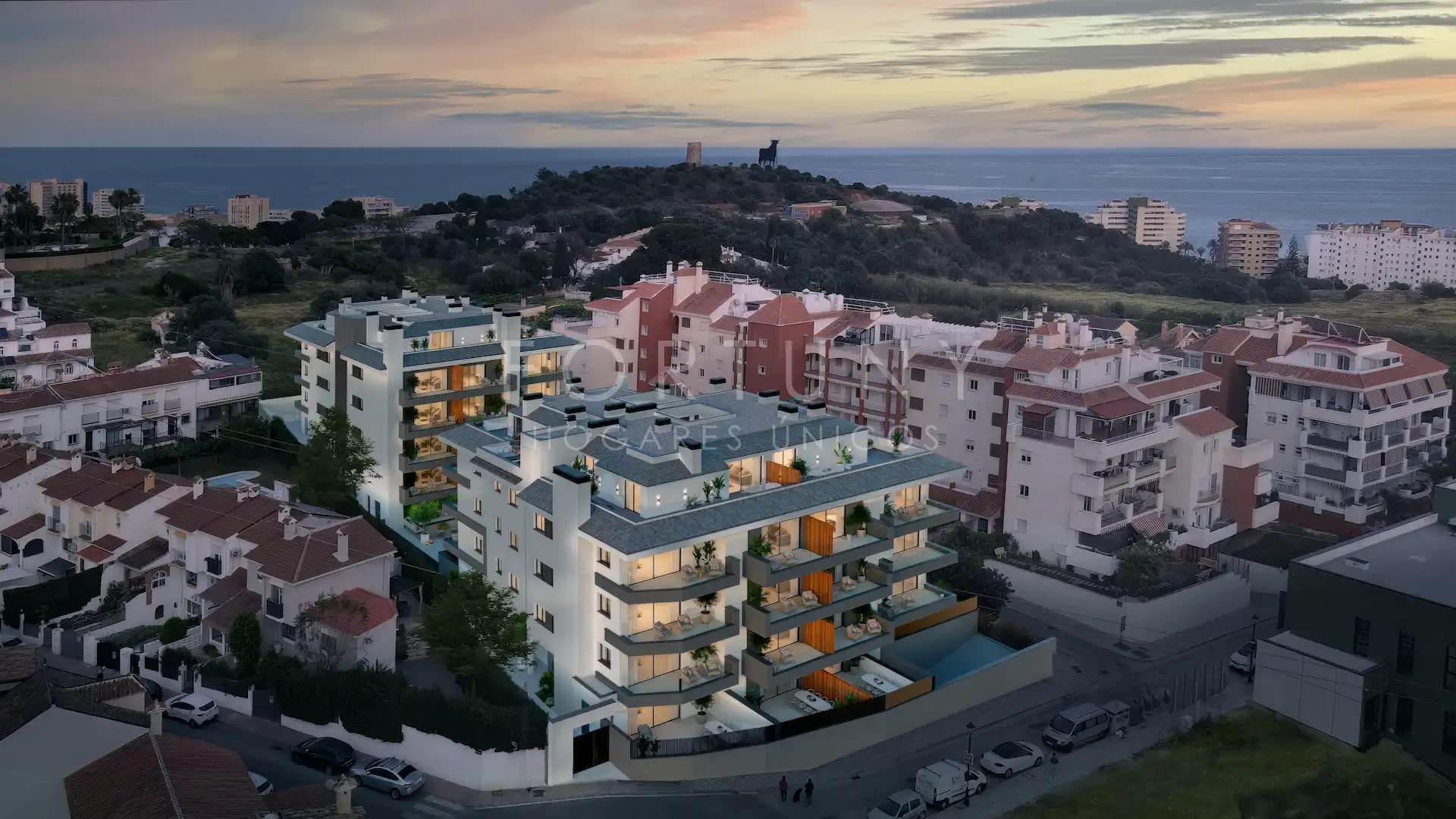 Vista exterior de Ático en venta en Fuengirola con Aire acondicionado, Terraza y Trastero