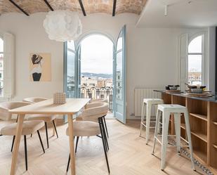 Menjador de Apartament en venda en  Barcelona Capital amb Aire condicionat, Calefacció i Parquet
