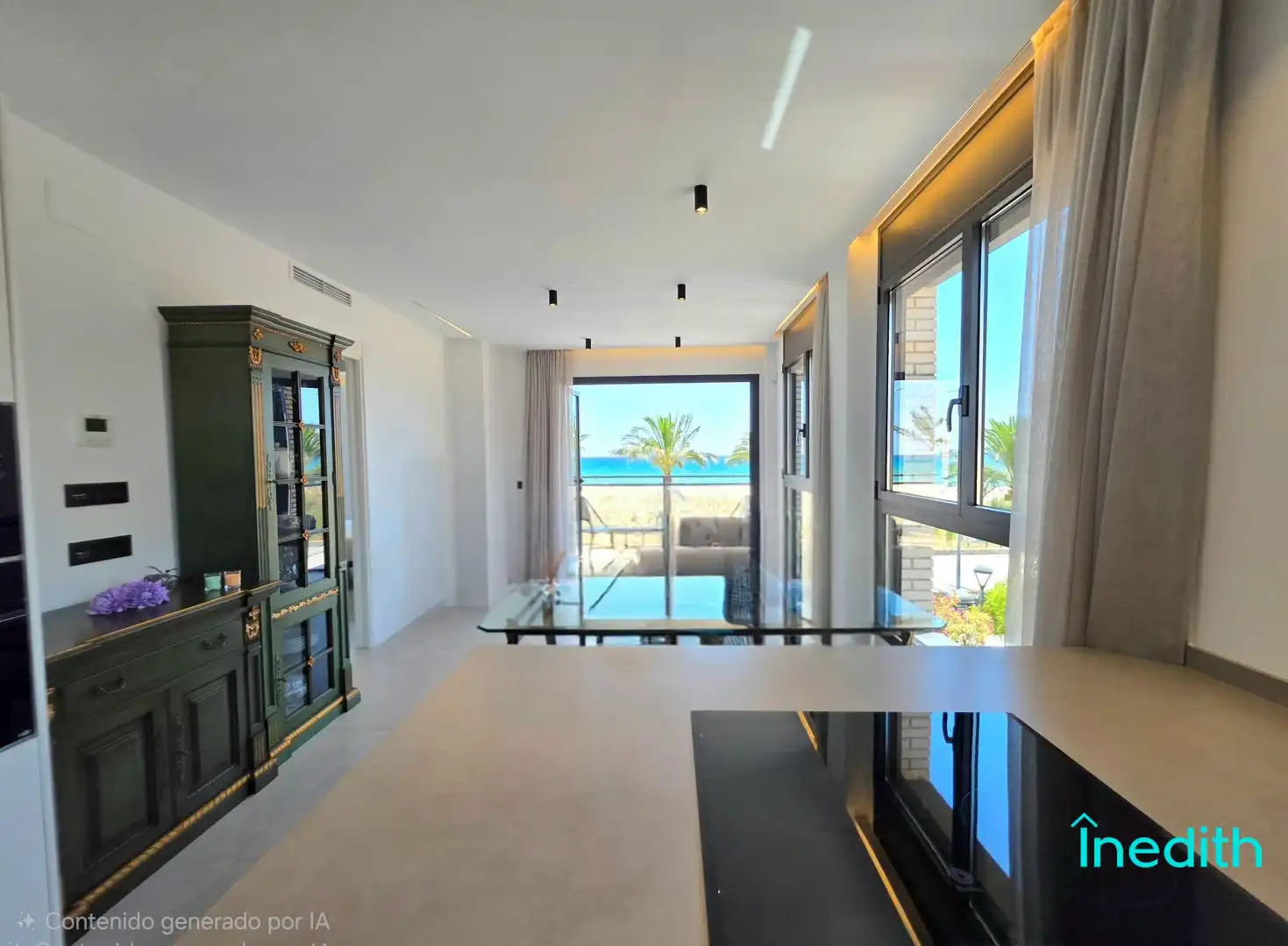 Wohnzimmer von Wohnung zum Verkauf in Calafell mit Klimaanlage, Heizung und Terrasse
