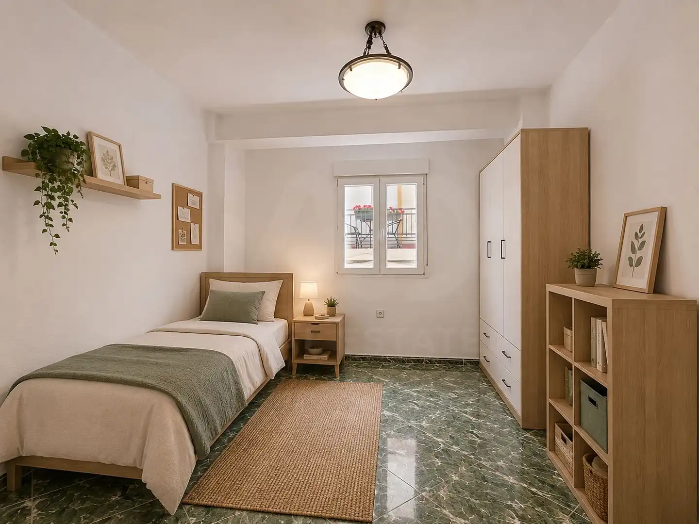 Bedroom of Flat for sale in Granada  with Heating