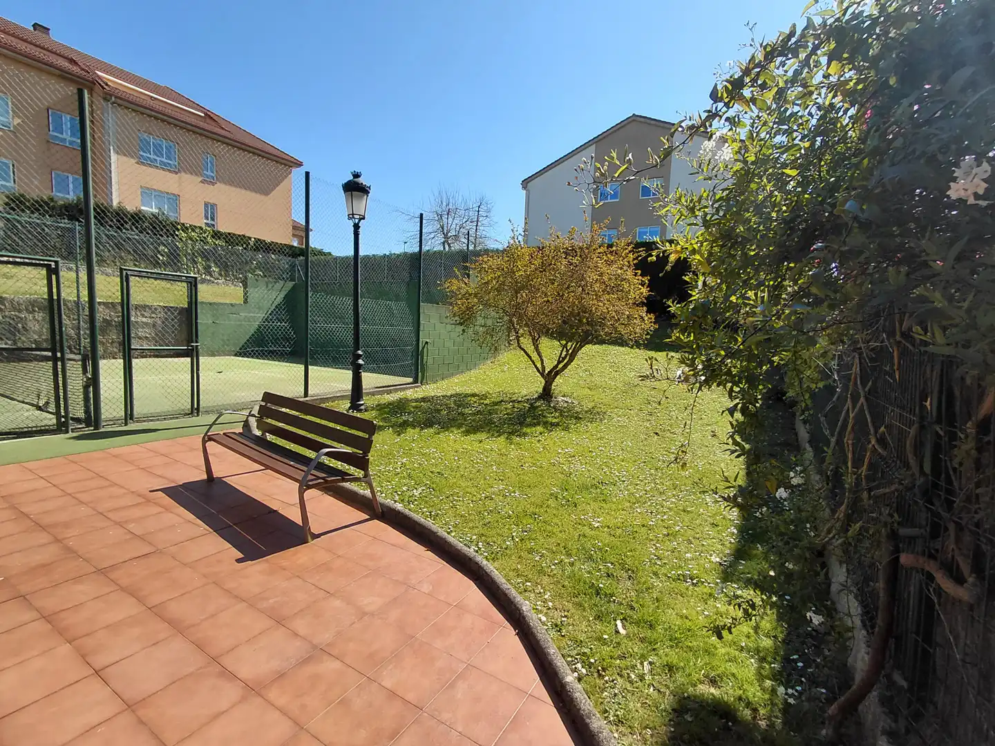 Terrace of Flat for sale in Oleiros  with Heating, Private garden and Parquet flooring