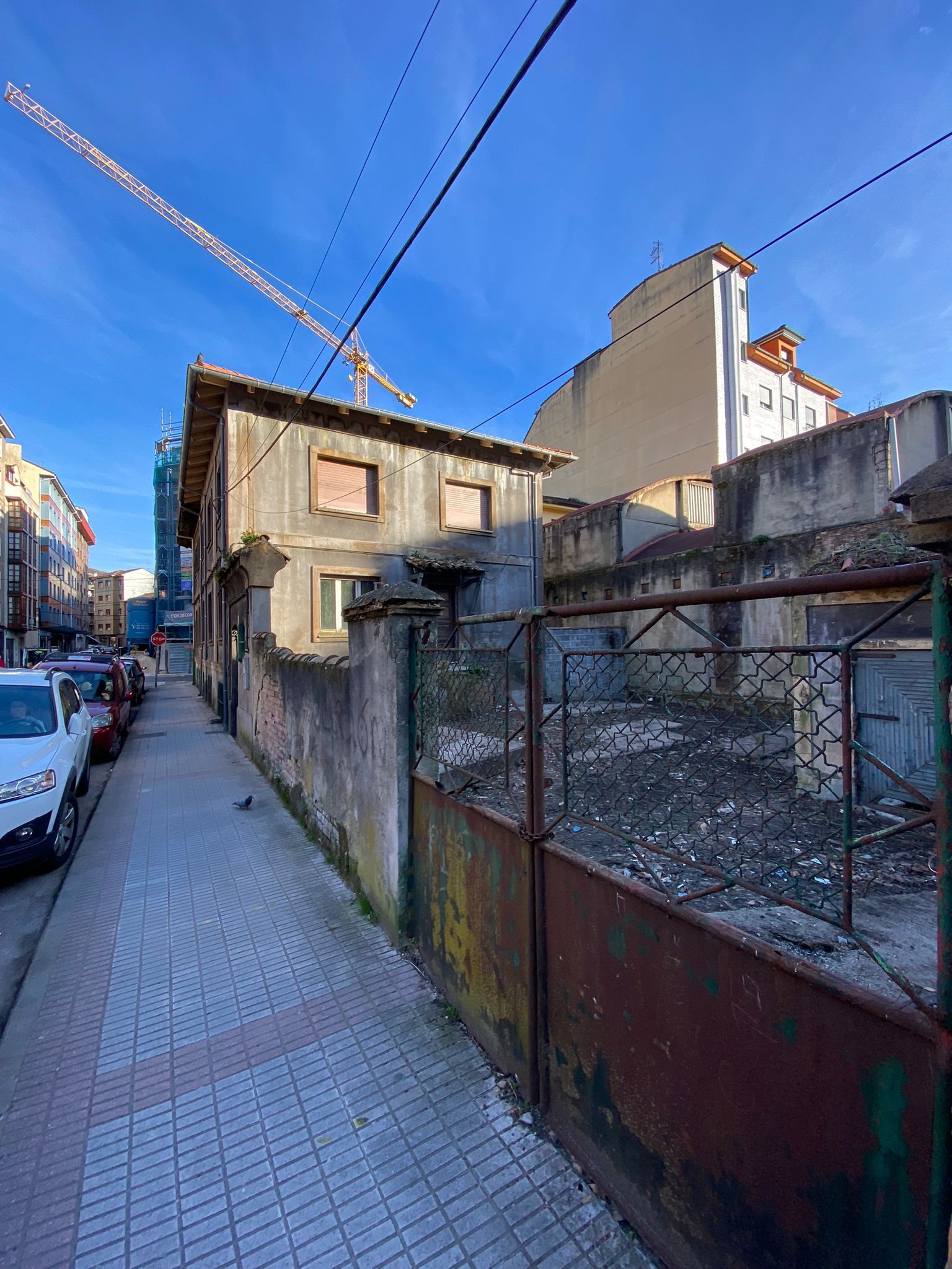 Exterior view of Single-family semi-detached for sale in Langreo  with Private garden