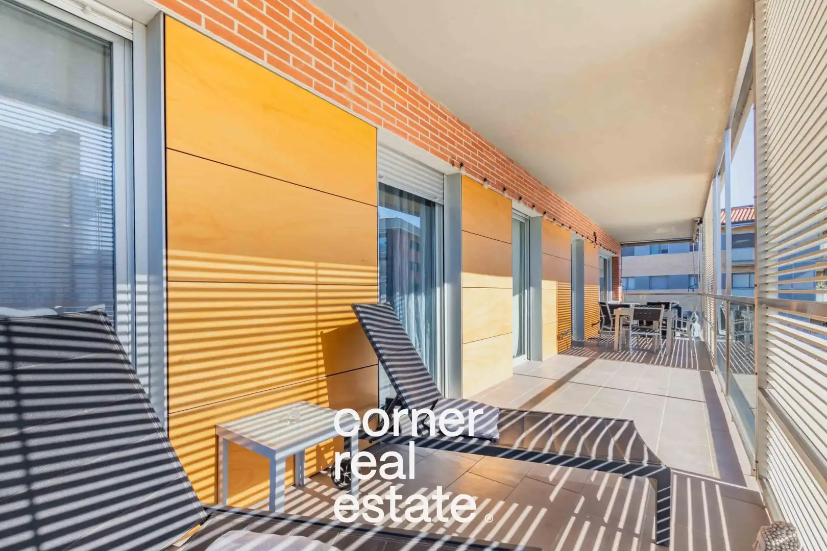 Terrace of Flat for sale in Sant Cugat del Vallès  with Air Conditioner, Heating and Parquet flooring