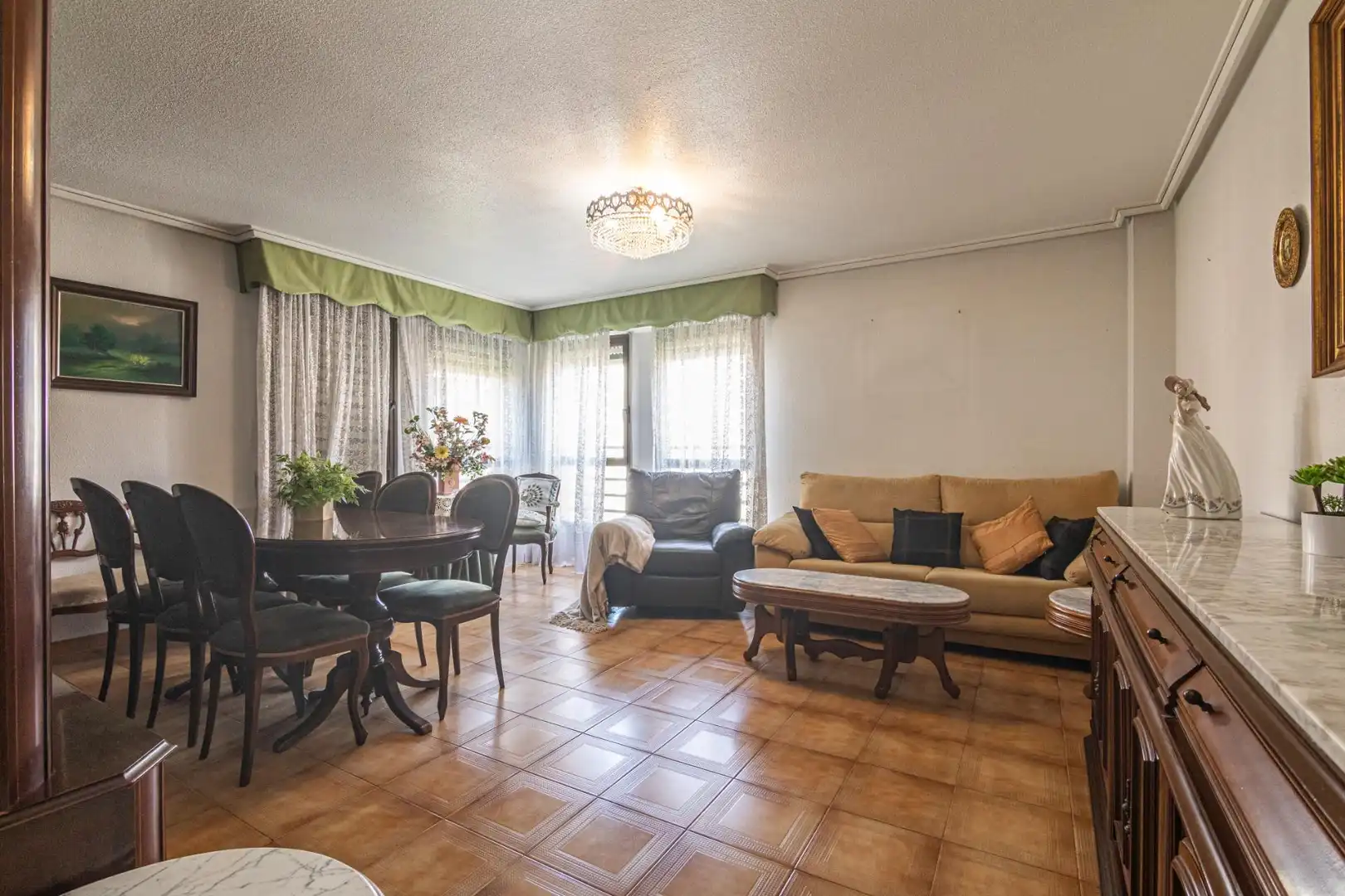 Sala de estar de Piso en venta en Elche / Elx con Aire acondicionado, Calefacción y Balcón