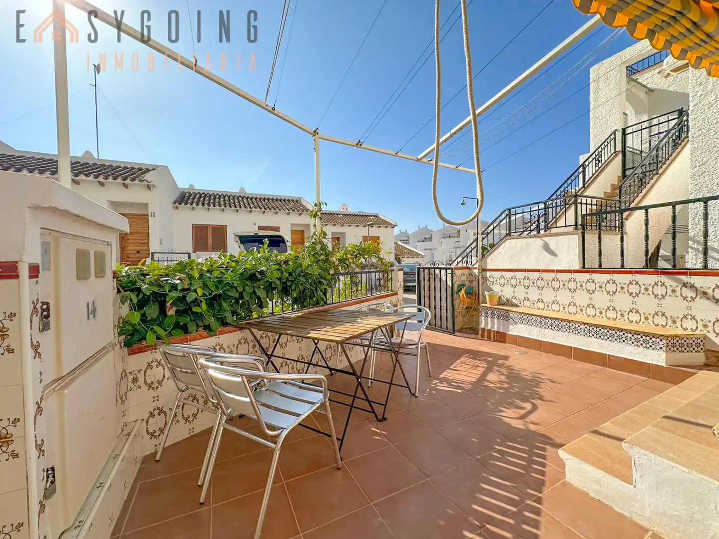 Terrassa de Casa adosada en venda en Santa Pola amb Aire condicionat, Jardí privat i Terrassa