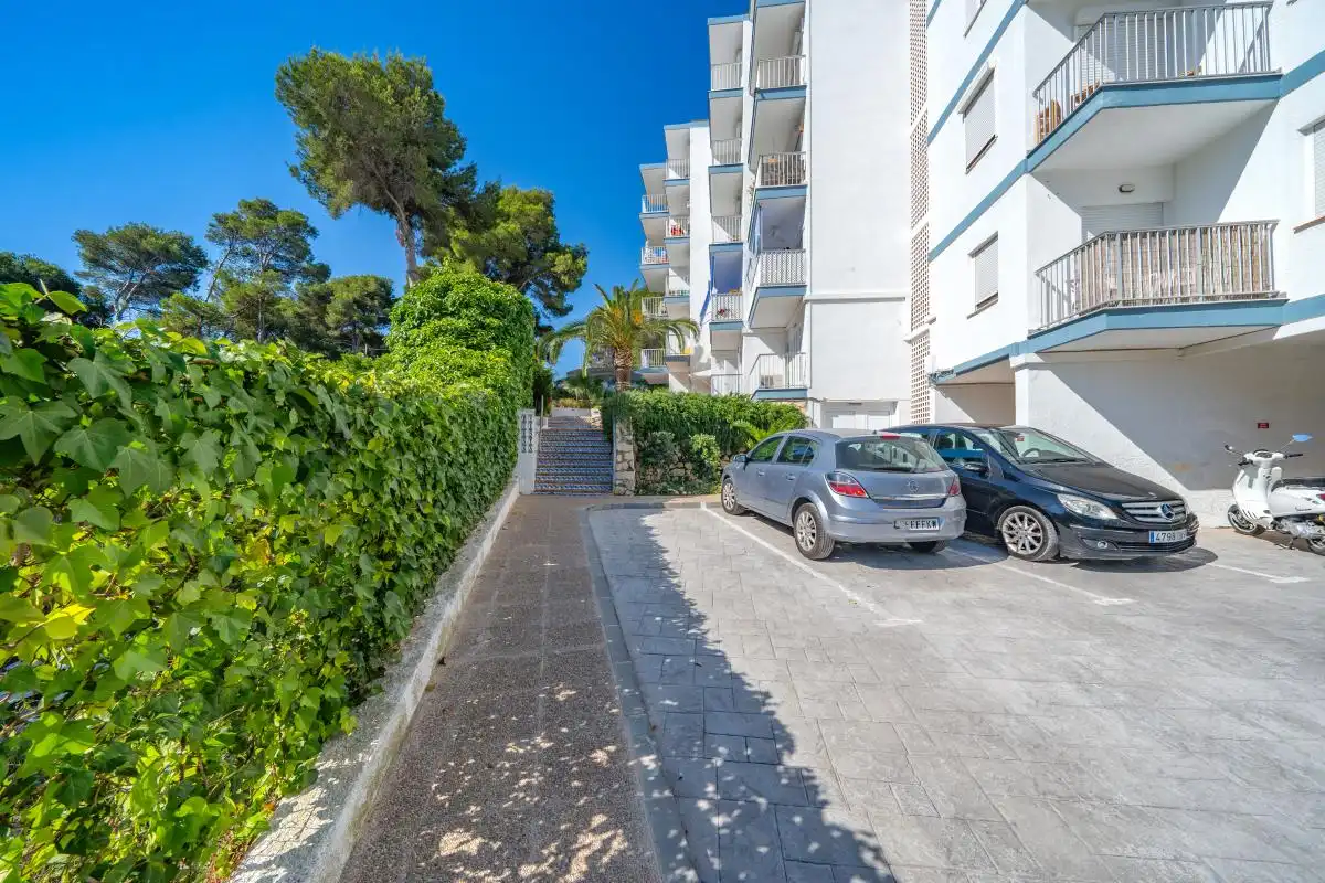 Parking of Flat for sale in Jávea / Xàbia  with Air Conditioner, Heating and Storage room