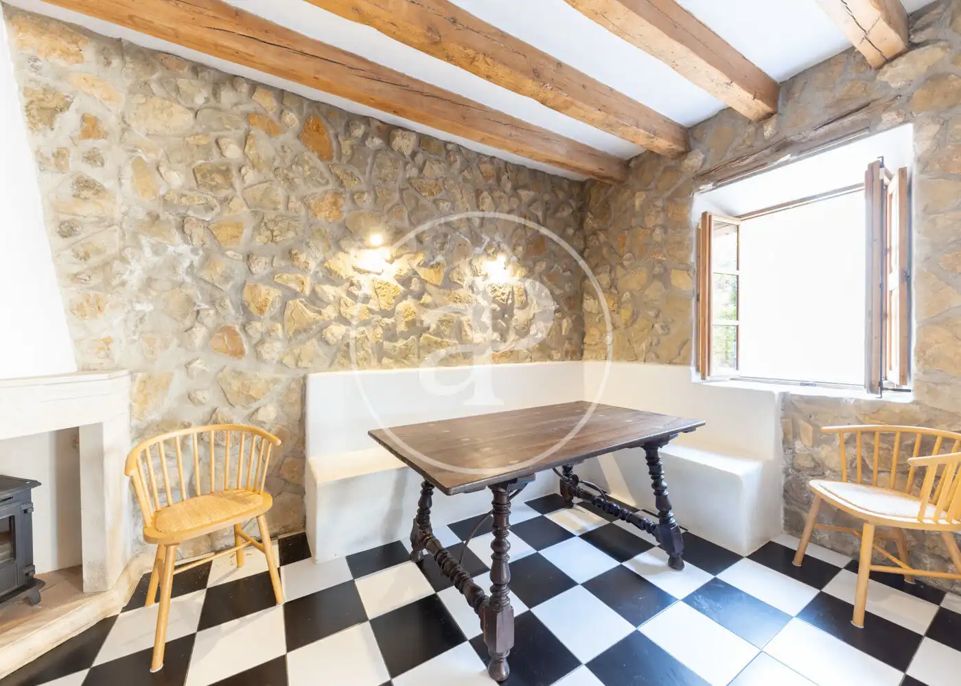 Menjador de Casa o xalet en venda en  Palma de Mallorca amb Aire condicionat, Calefacció i Jardí privat