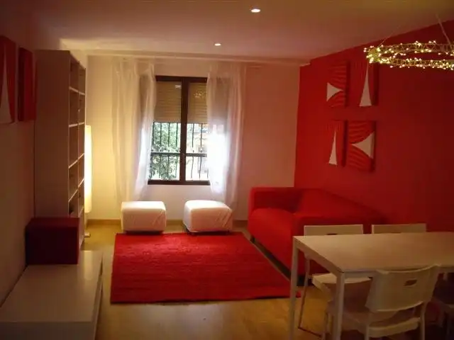 Wohnzimmer von Wohnung zur Miete in Valencia mit Klimaanlage