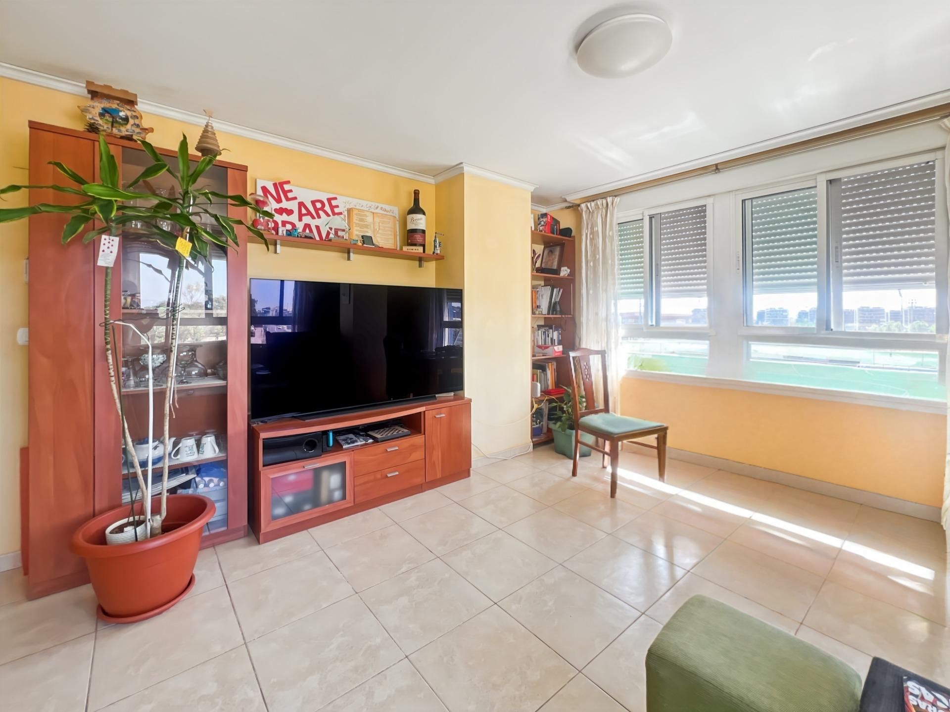 Living room of Flat for sale in Castellón de la Plana / Castelló de la Plana  with Air Conditioner, Heating and Storage room