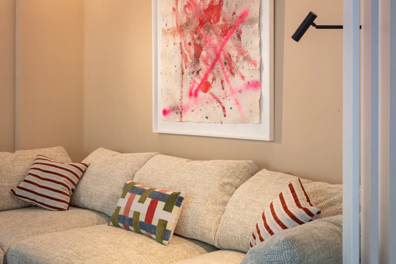 Sala de estar de Apartamento de alquiler en Jávea / Xàbia con Aire acondicionado, Calefacción y Parquet