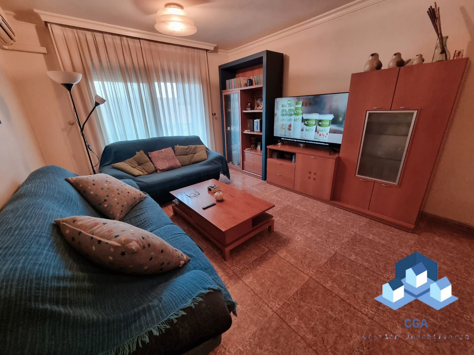 Living room of Flat for sale in Lorca  with Air Conditioner, Storage room and Furnished