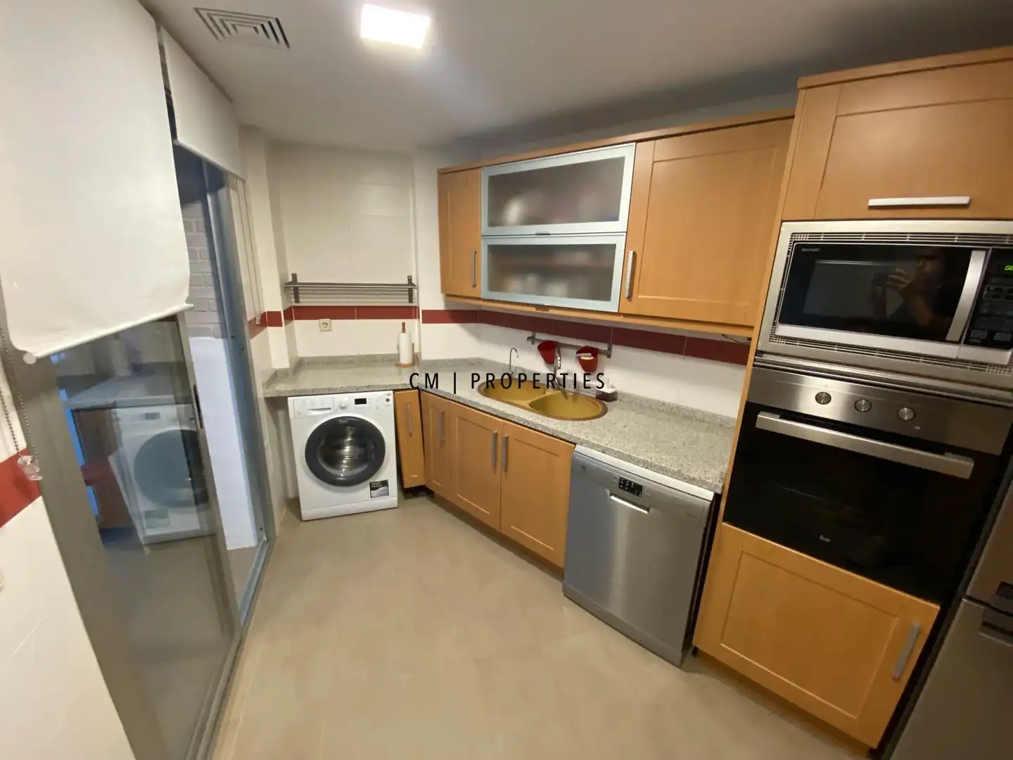 Kitchen of Flat for rent in Torrent  with Air Conditioner, Heating and Parquet flooring