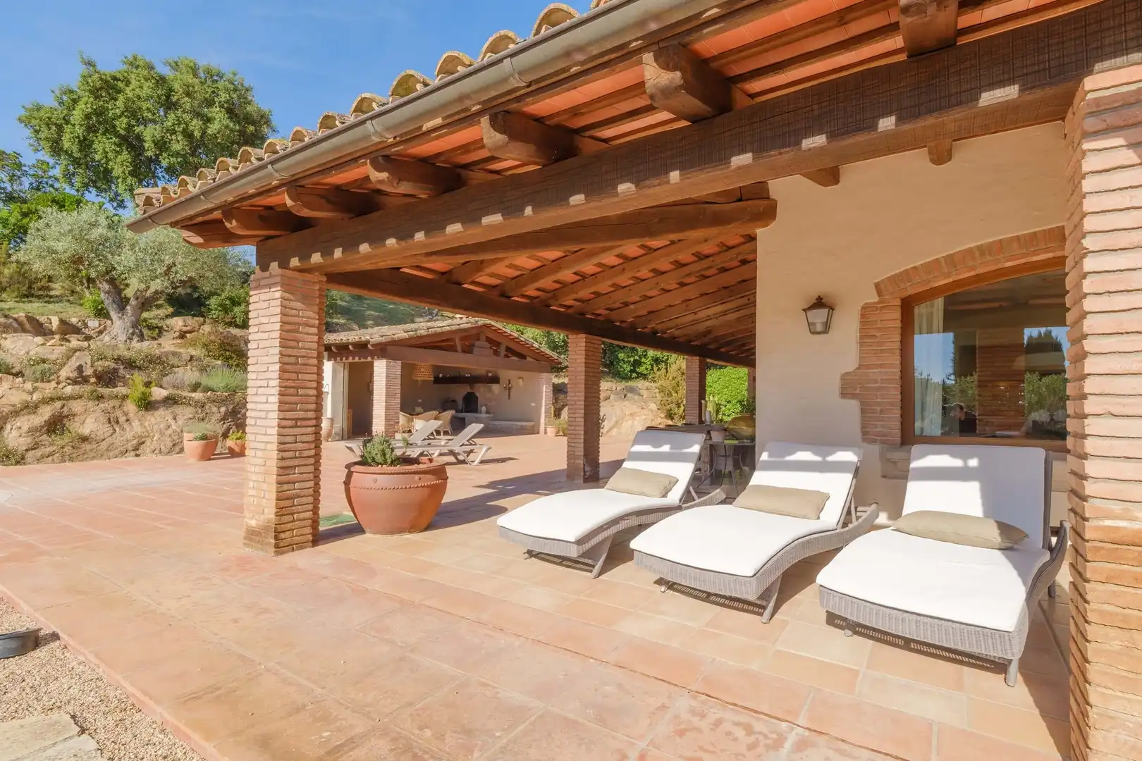 Terrace of Houses for sale in Santa Cristina d'Aro  with Air Conditioner, Heating and Storage room