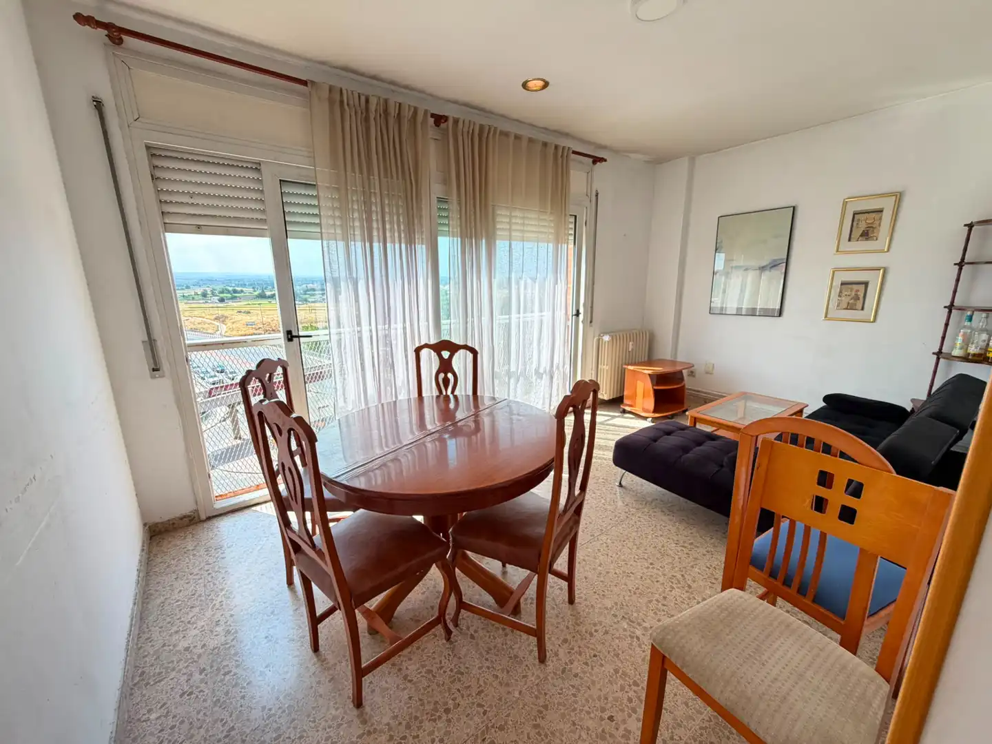 Esszimmer von Wohnung zur Miete in Lleida mit Heizung, Möbliert und Ofen