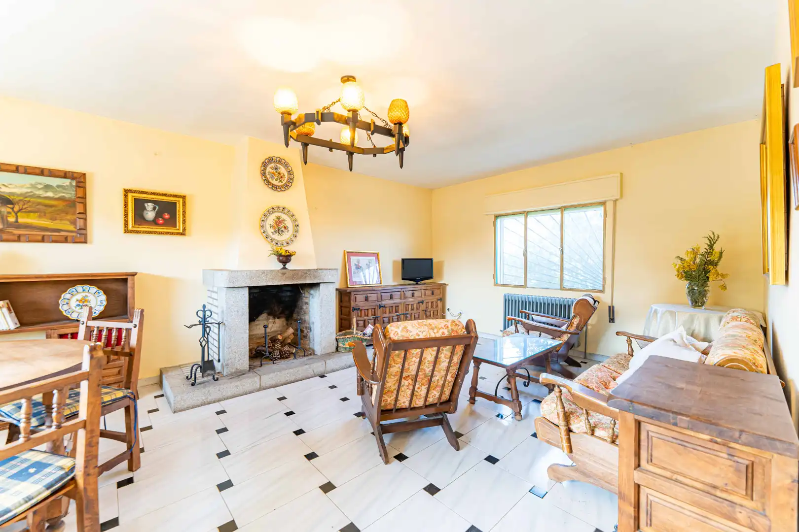 Sala de estar de Casa o chalet en venta en El Álamo con Calefacción, Trastero y Piscina