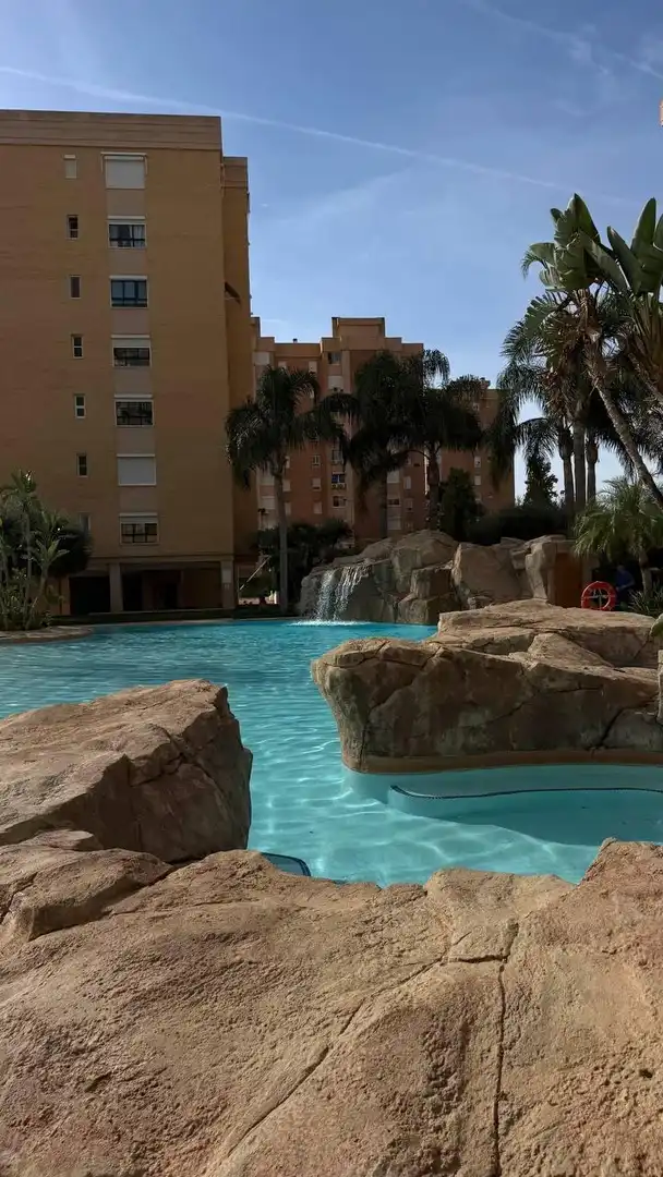Swimming pool of Flat for rent in Playa de San Juan - El Cabo de las Huertas