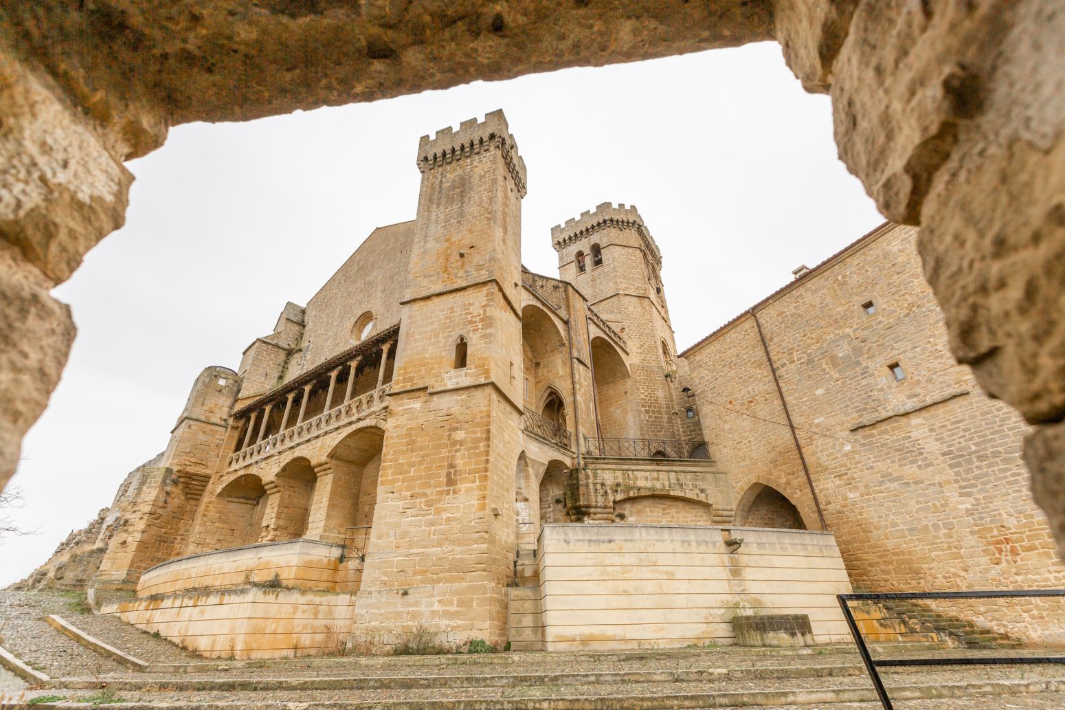 Vista exterior de Casa o chalet en venta en Ujué / Uxue con Calefacción y Balcón